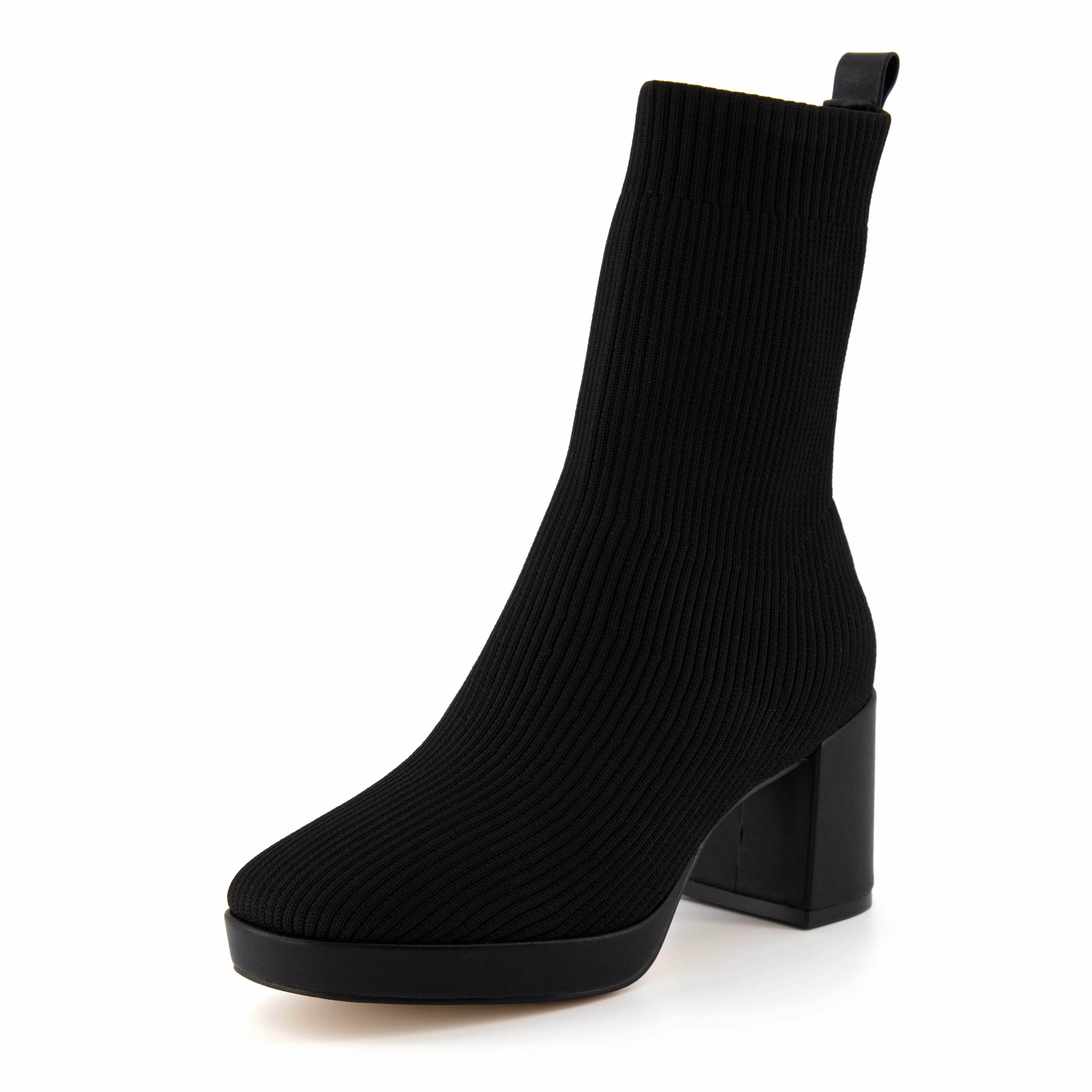 Bancroft Stretch Knit Heeled Boot