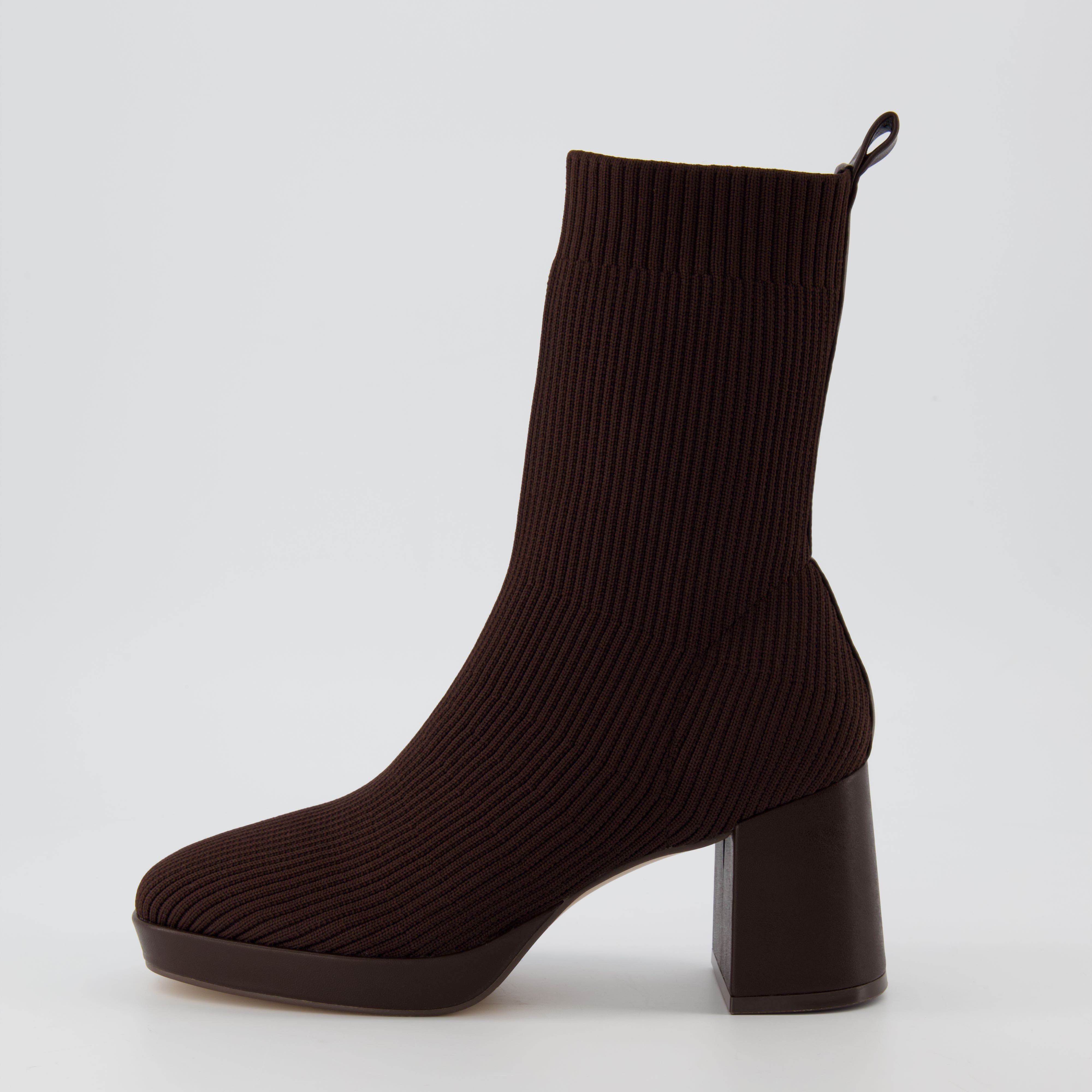 Bancroft Stretch Knit Heeled Boot