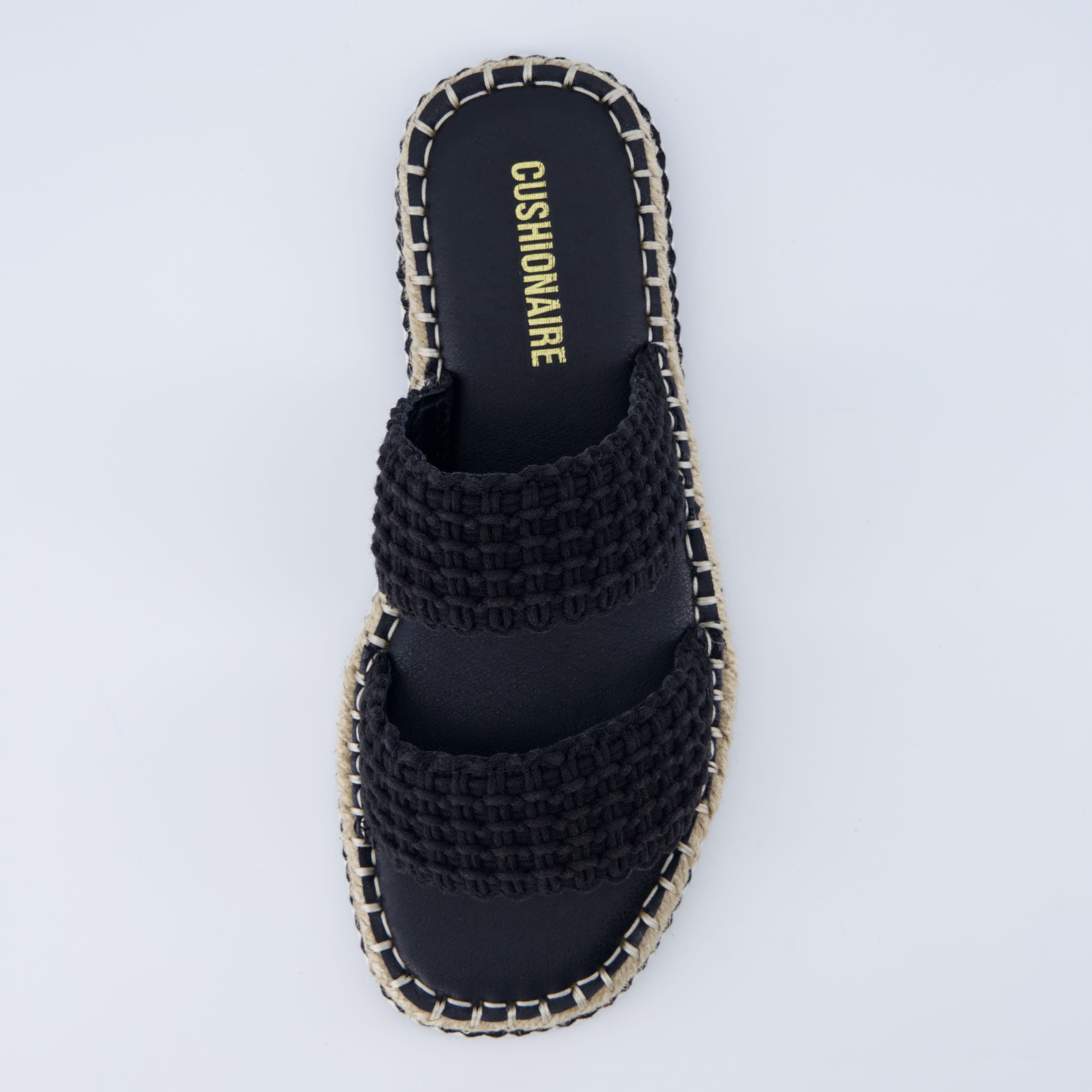 Bhendi Espadrille Sandal Black Fabric