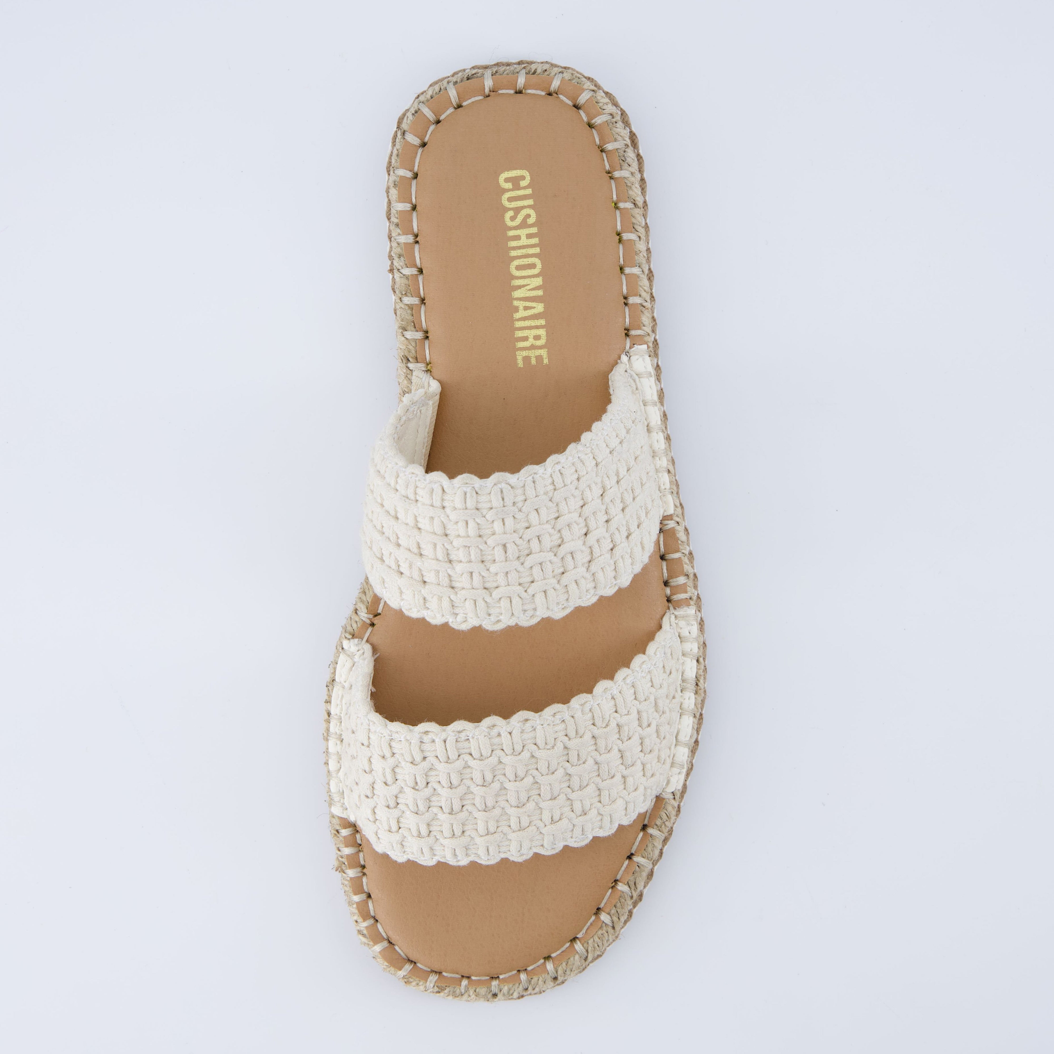 Bhendi Espadrille Sandal Cream Fabric