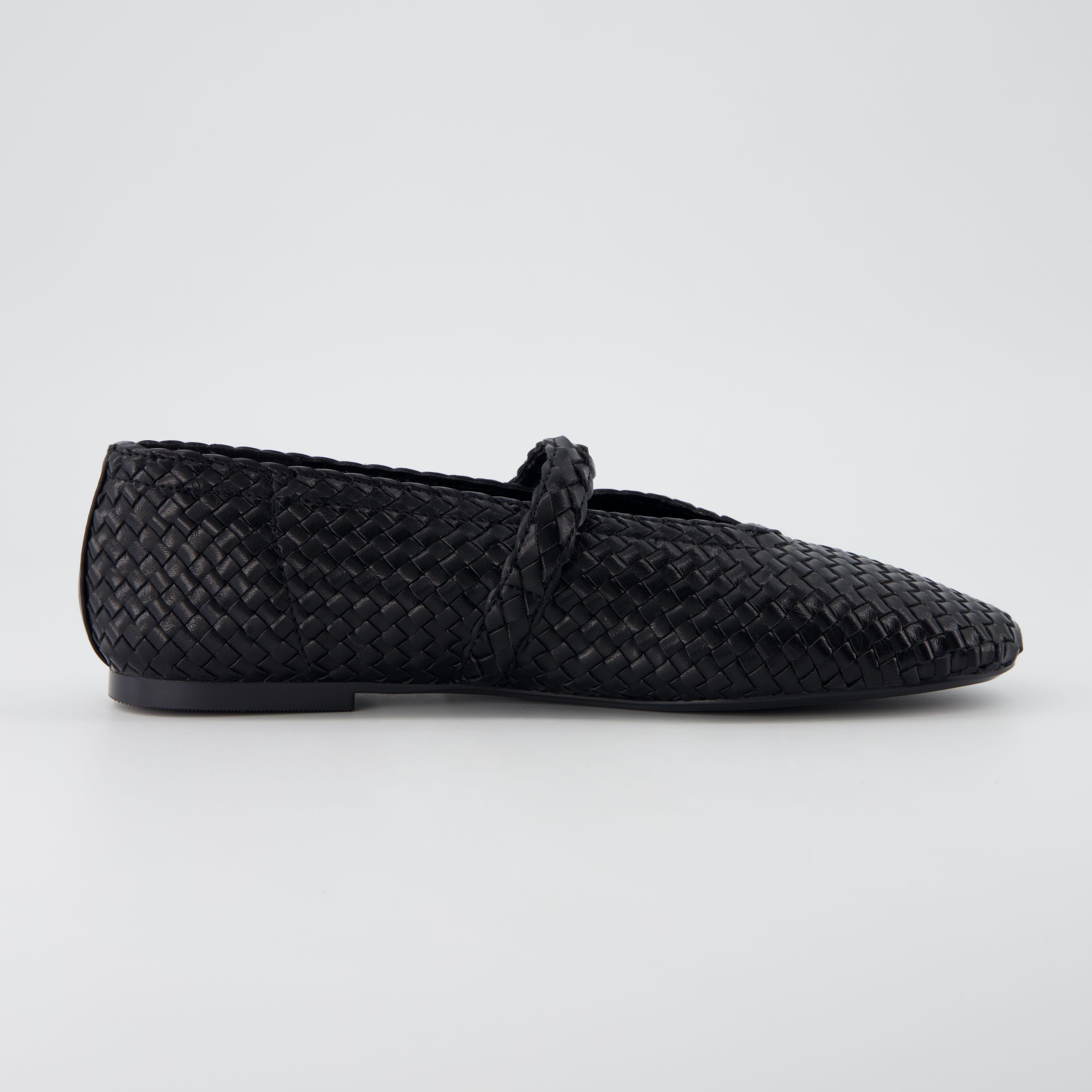 Bistro Woven Mary Jane Black