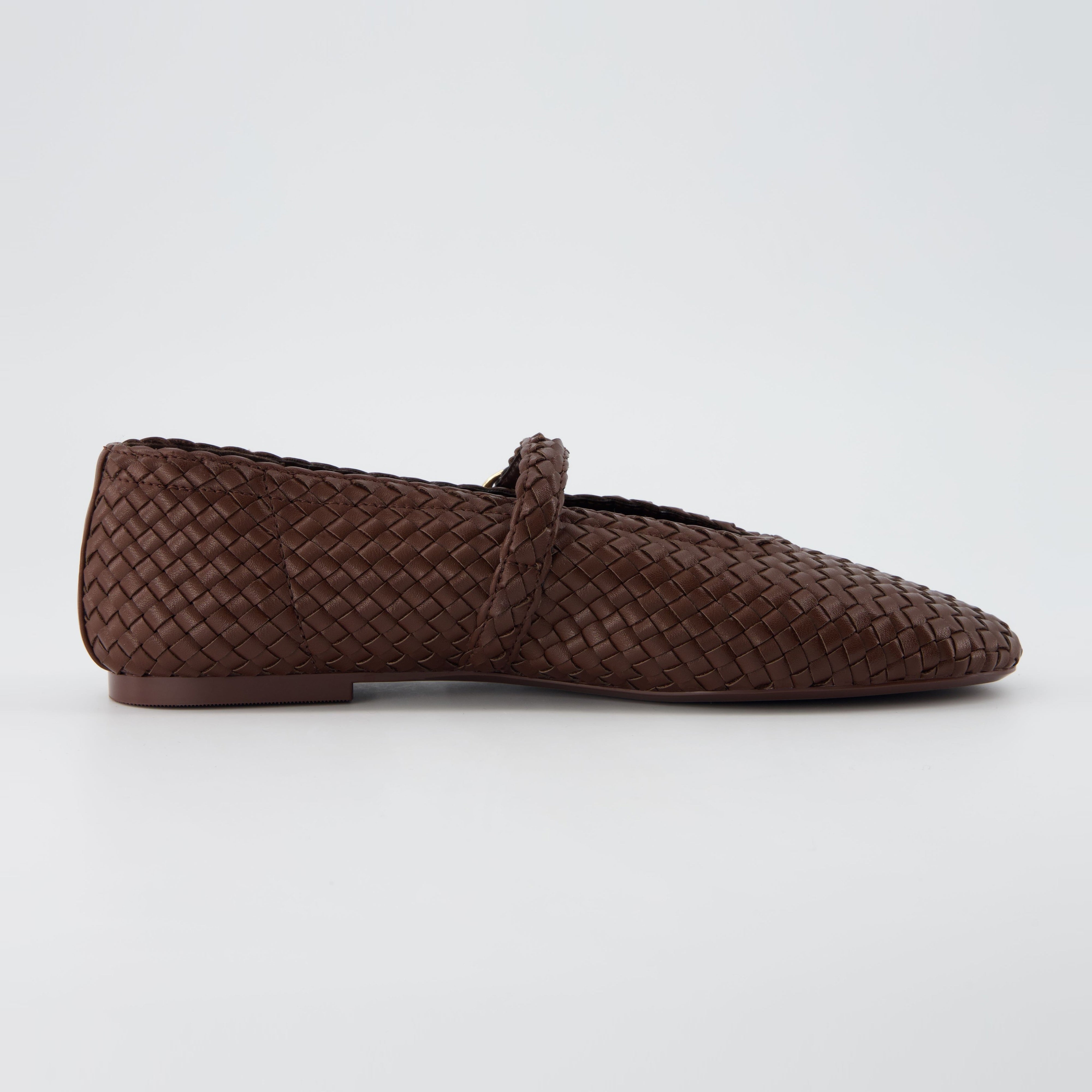 Bistro Woven Mary Jane Brown