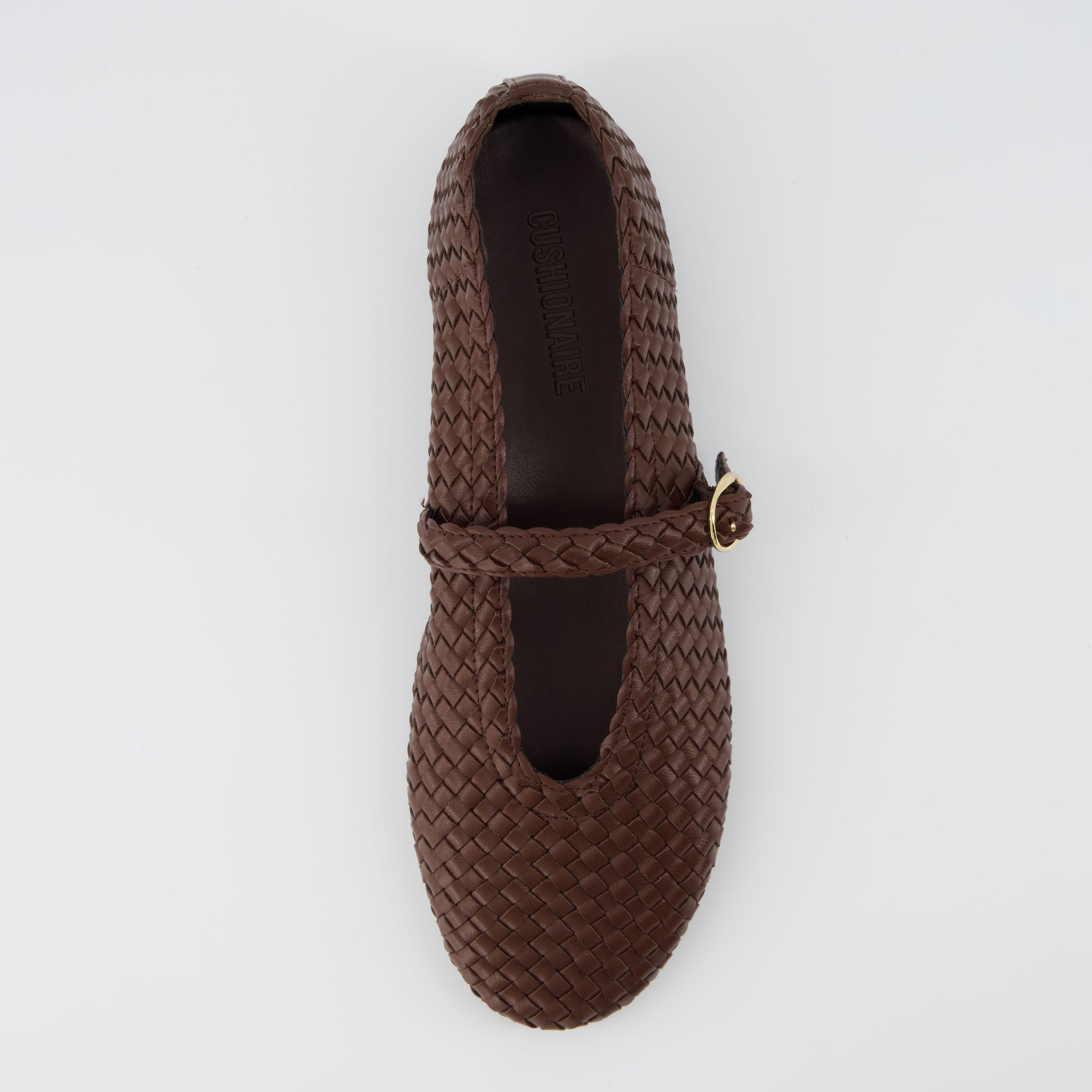 Bistro Woven Mary Jane Brown