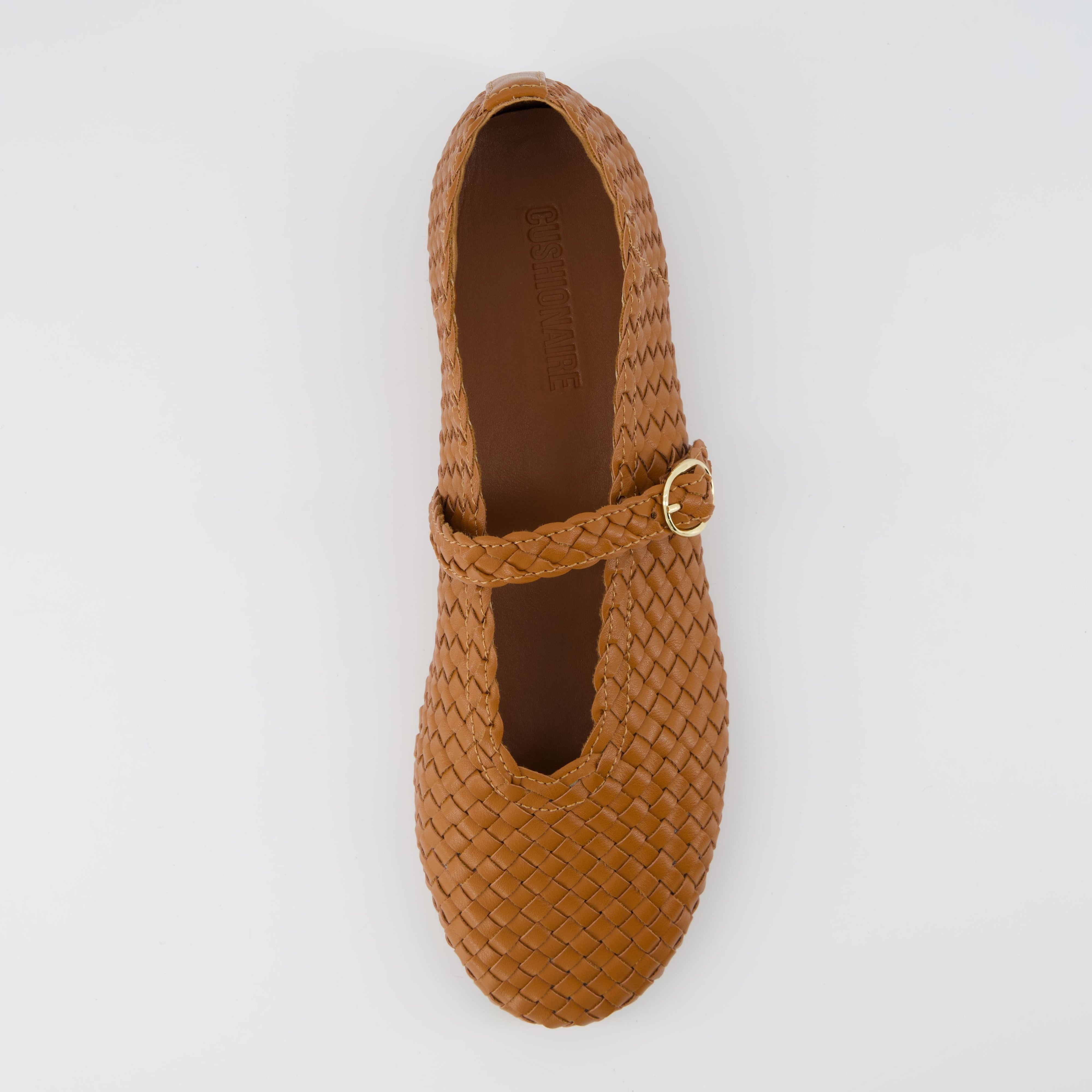 Bistro Woven Mary Jane Cognac