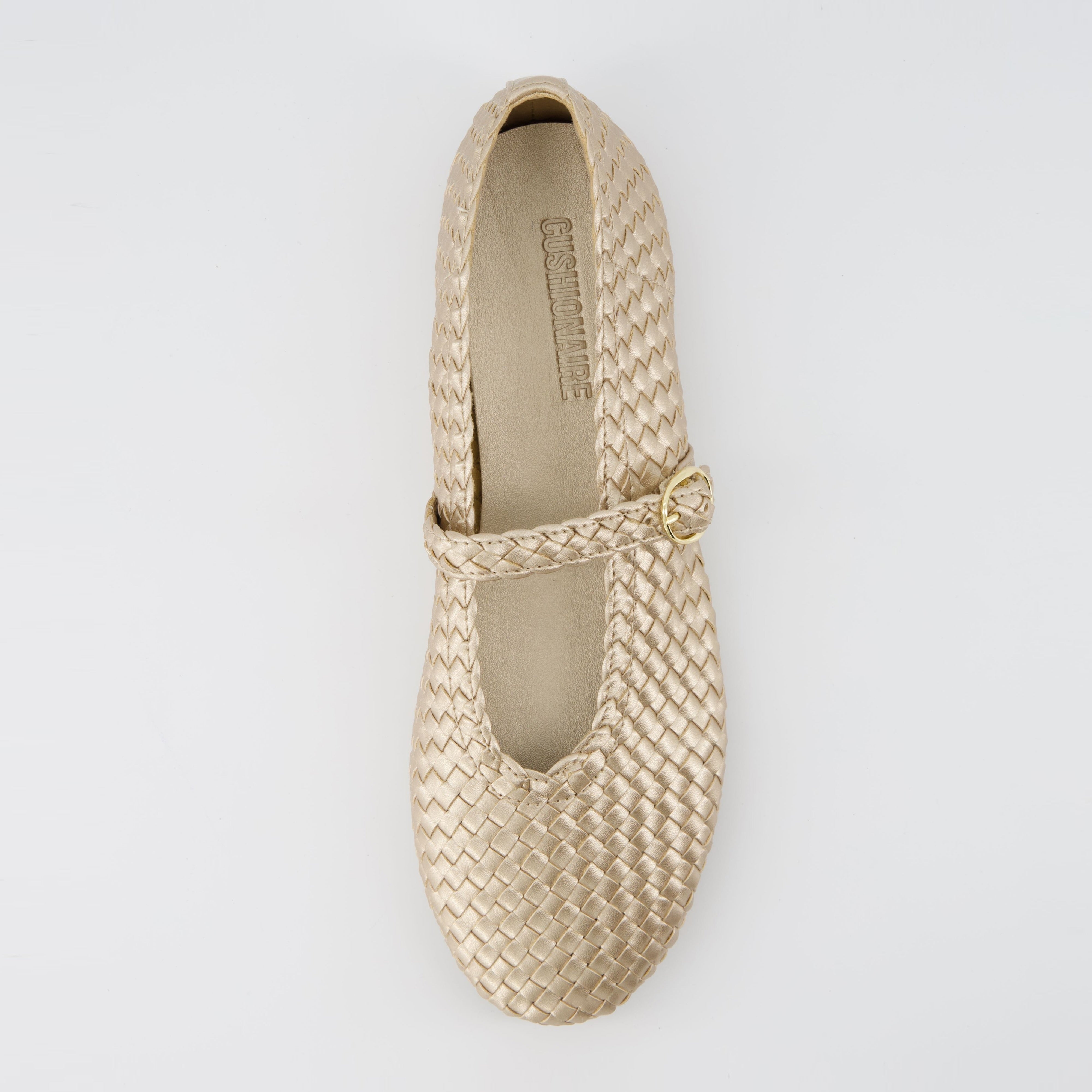 Bistro Woven Mary Jane Gold