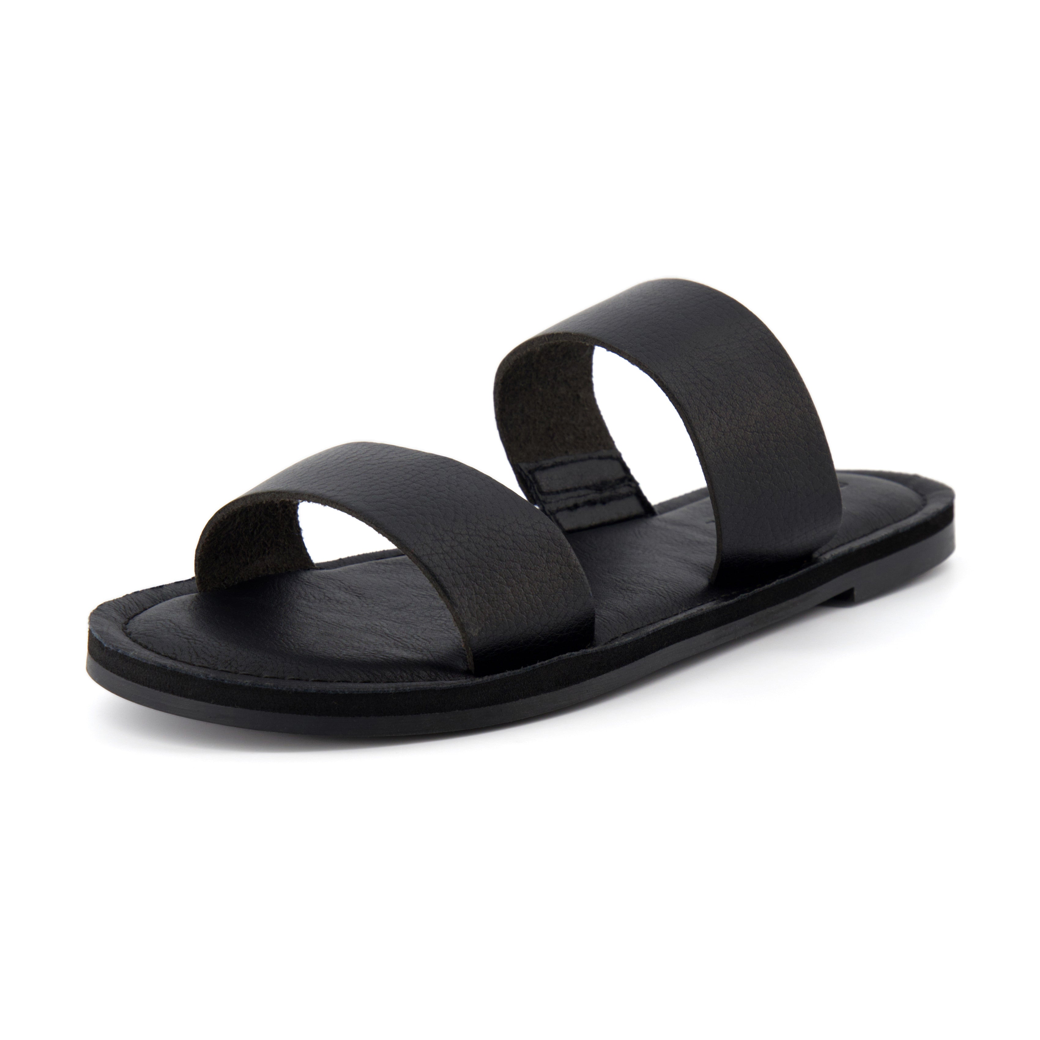 Calico Two Band Slide Sandal