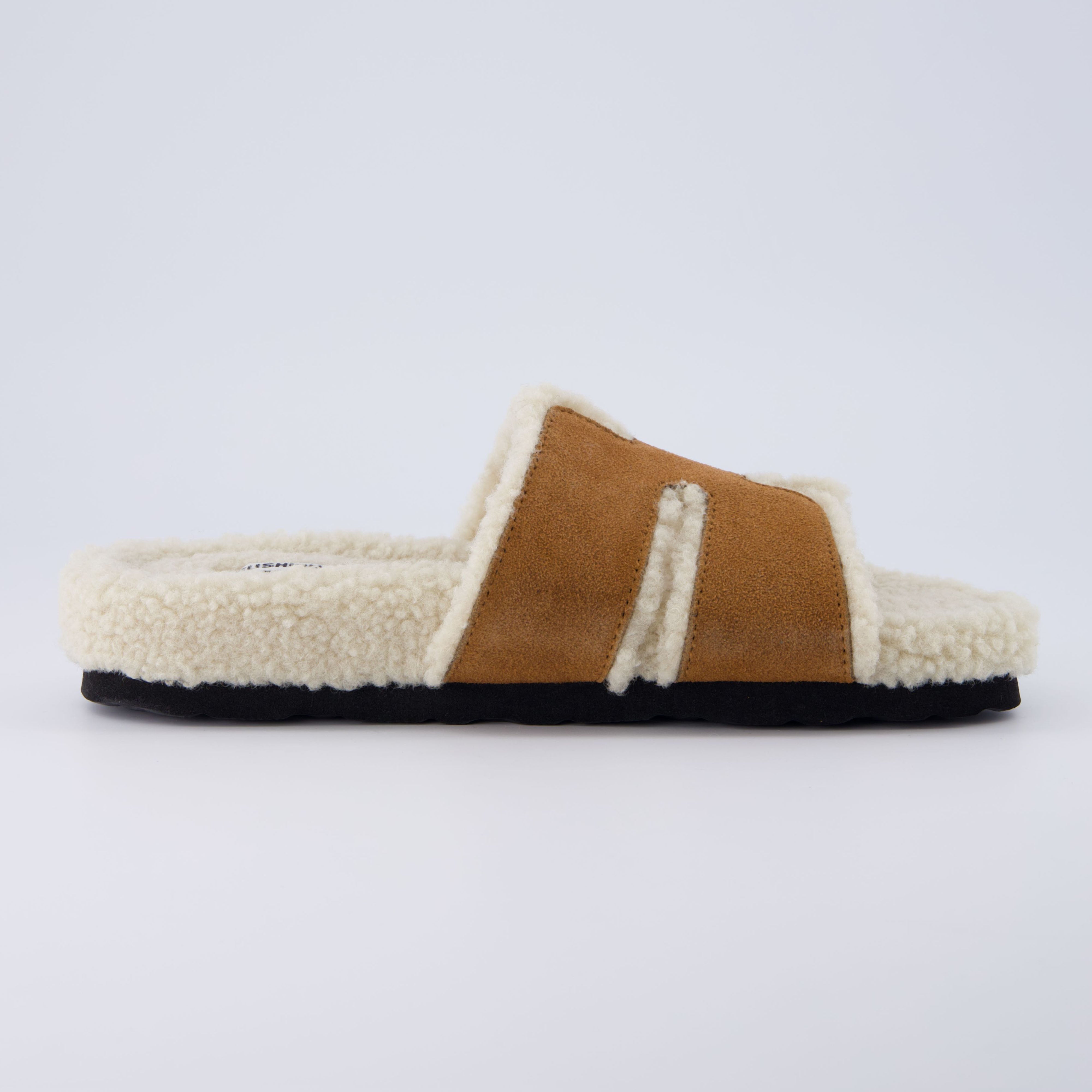 Cuddle Shearling Footbed Sandal
