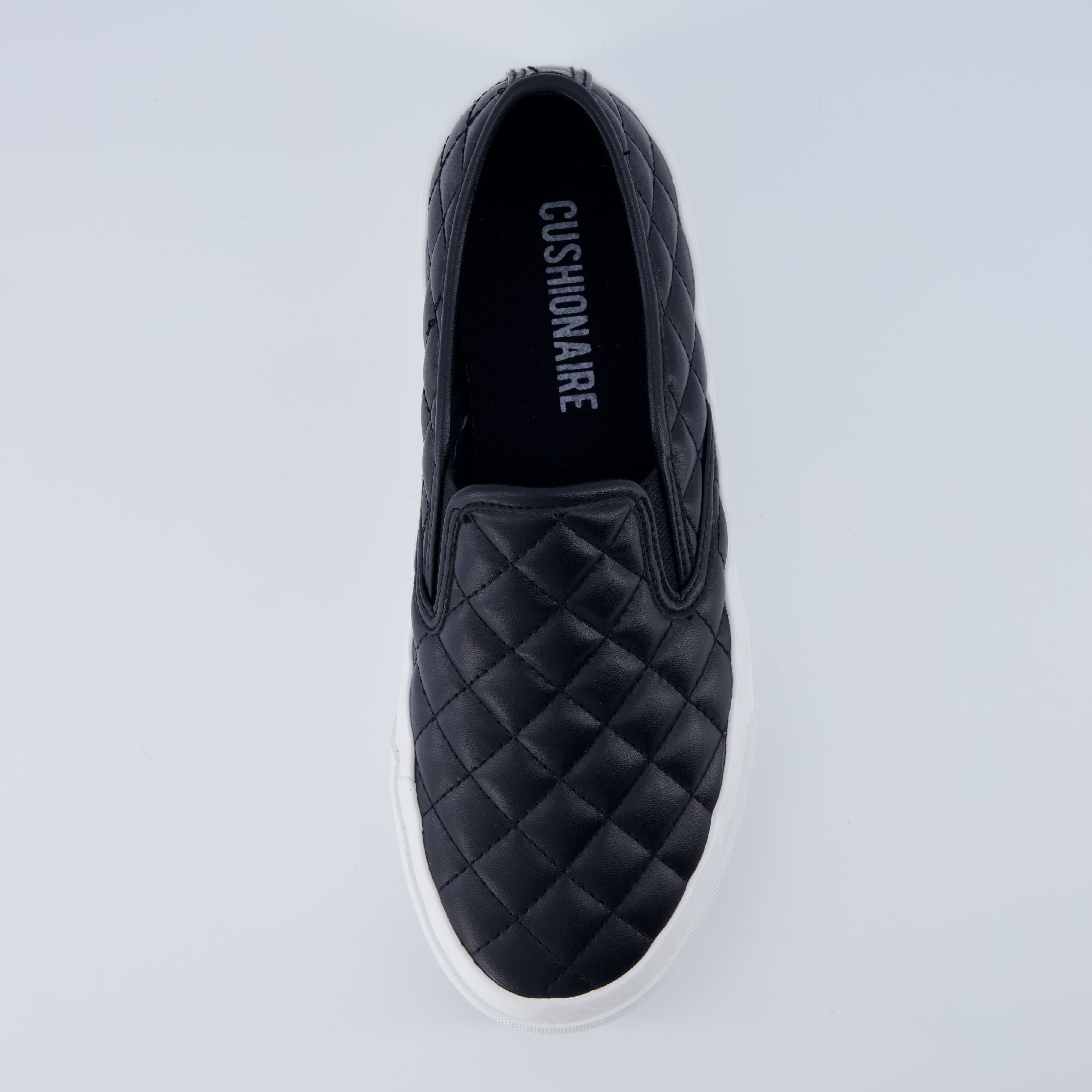 Faze Women’s Quilted Slip-On Sneaker Black