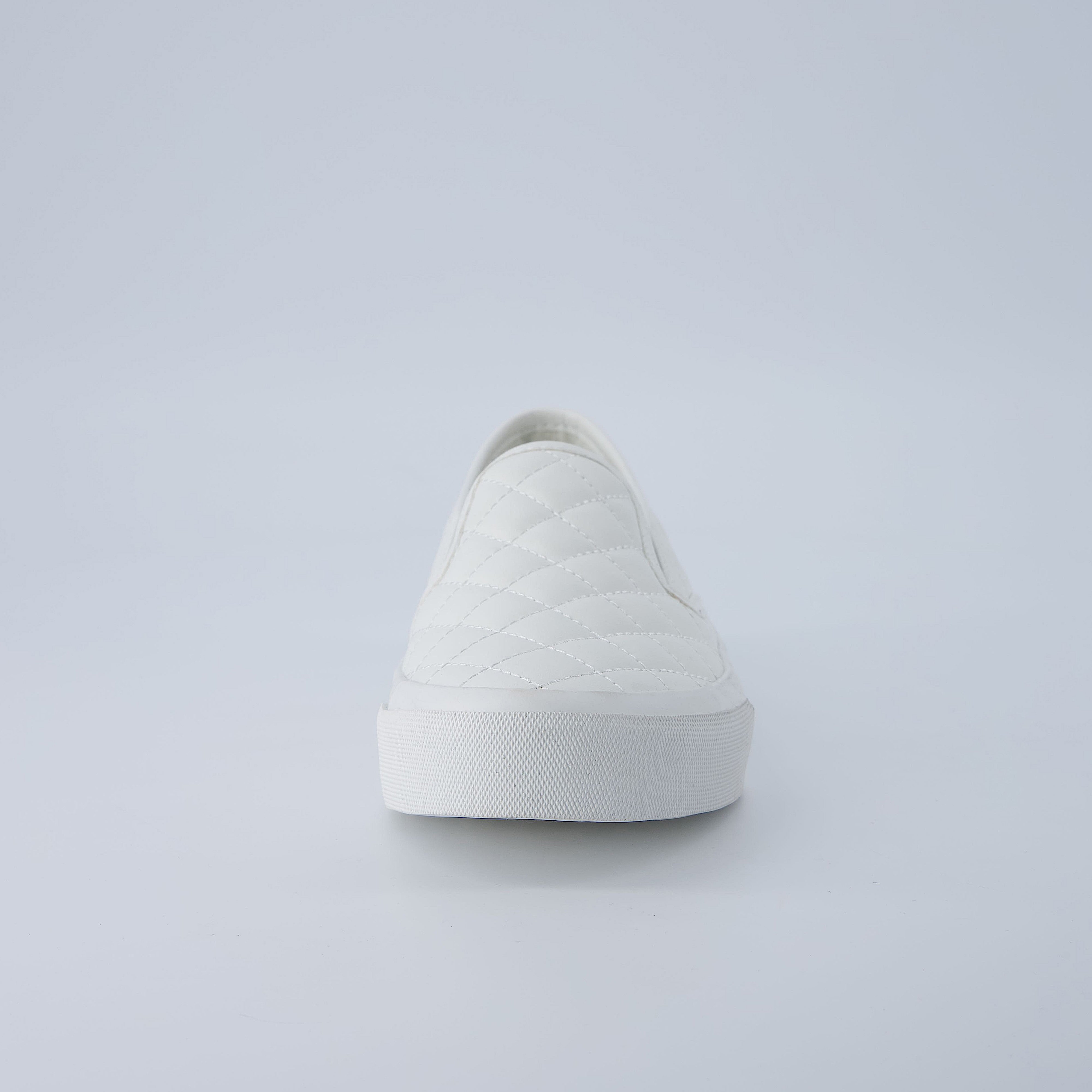 Faze Women’s Quilted Slip-On Sneaker White
