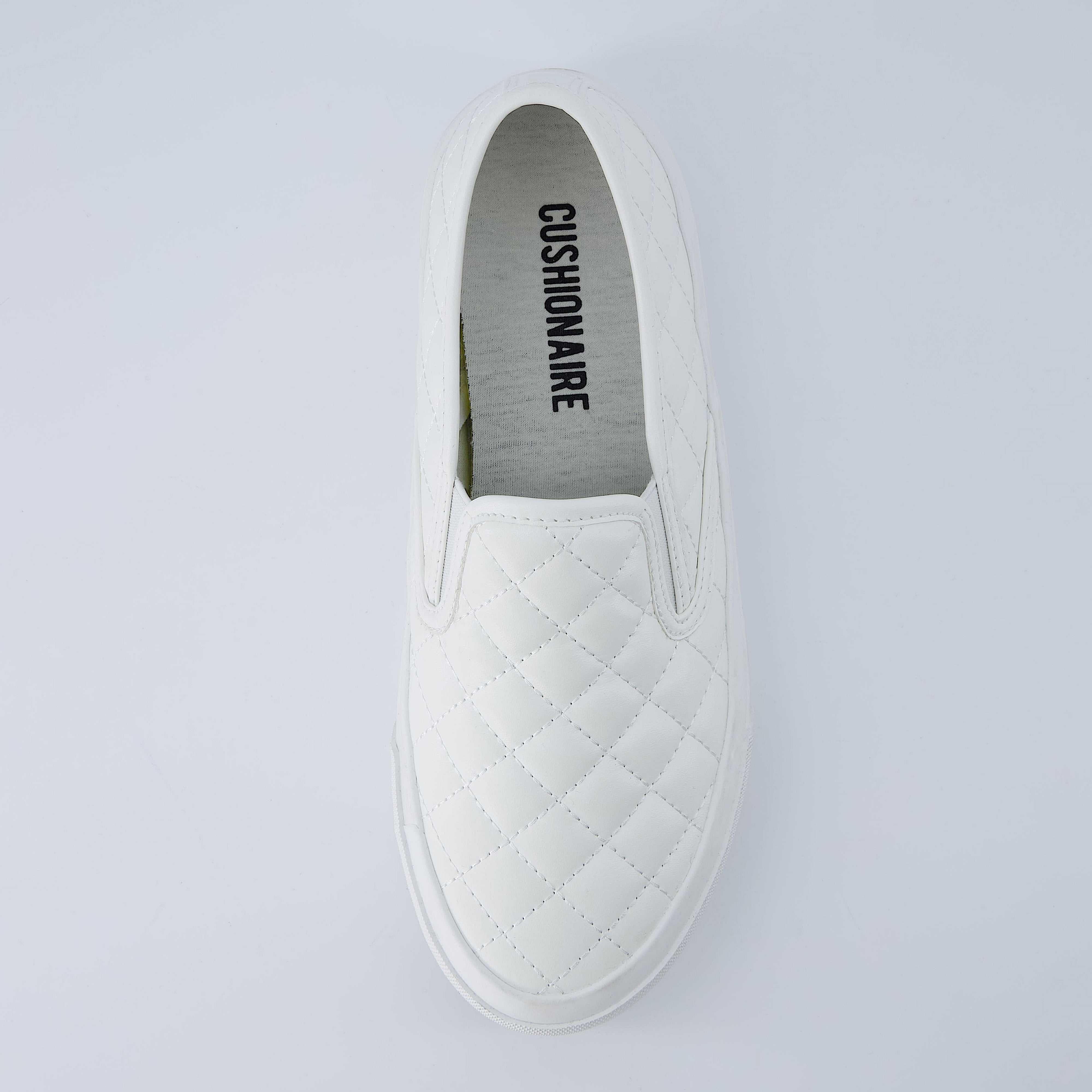 Faze Women’s Quilted Slip-On Sneaker White