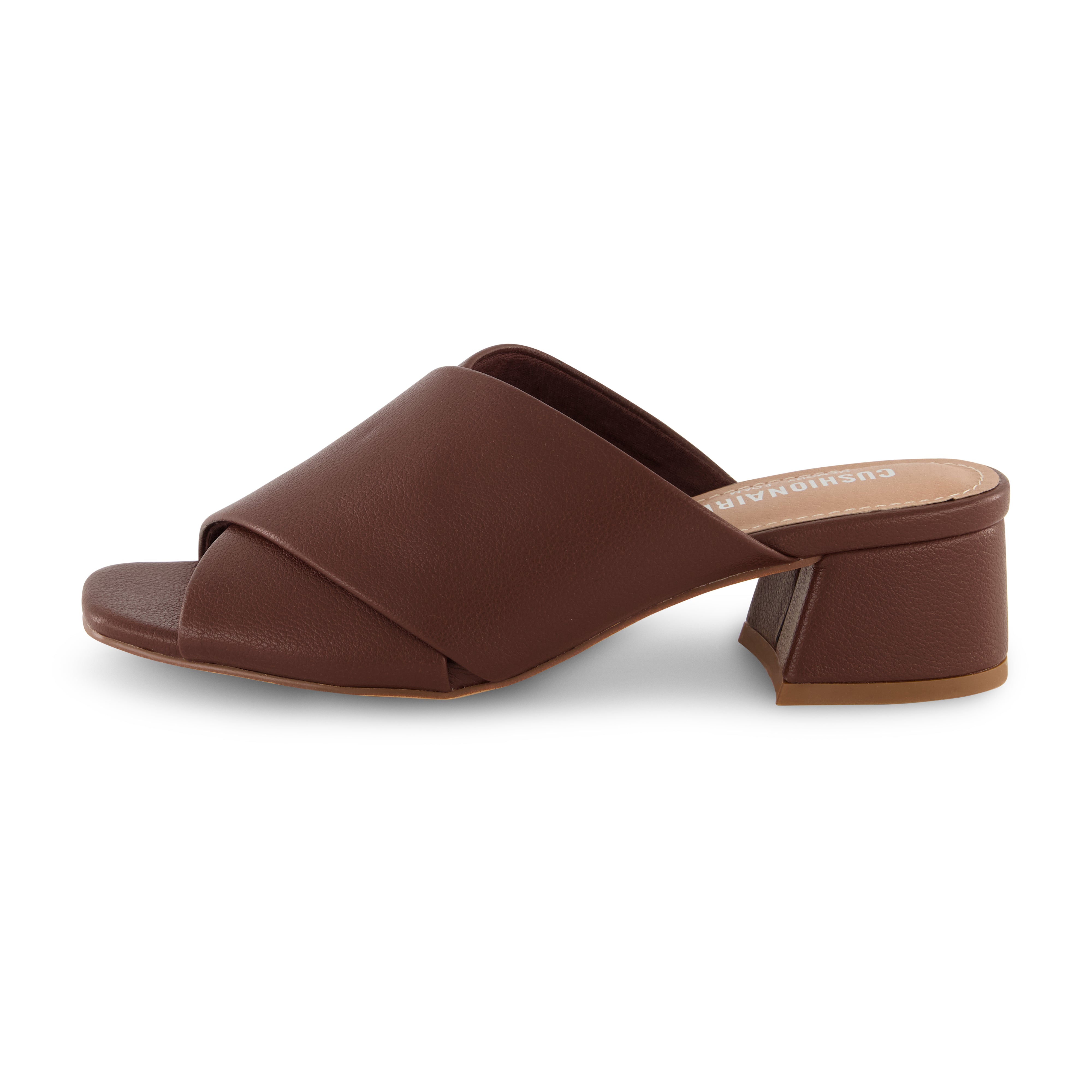 Garland Cross Band Dress Sandal Chocolate