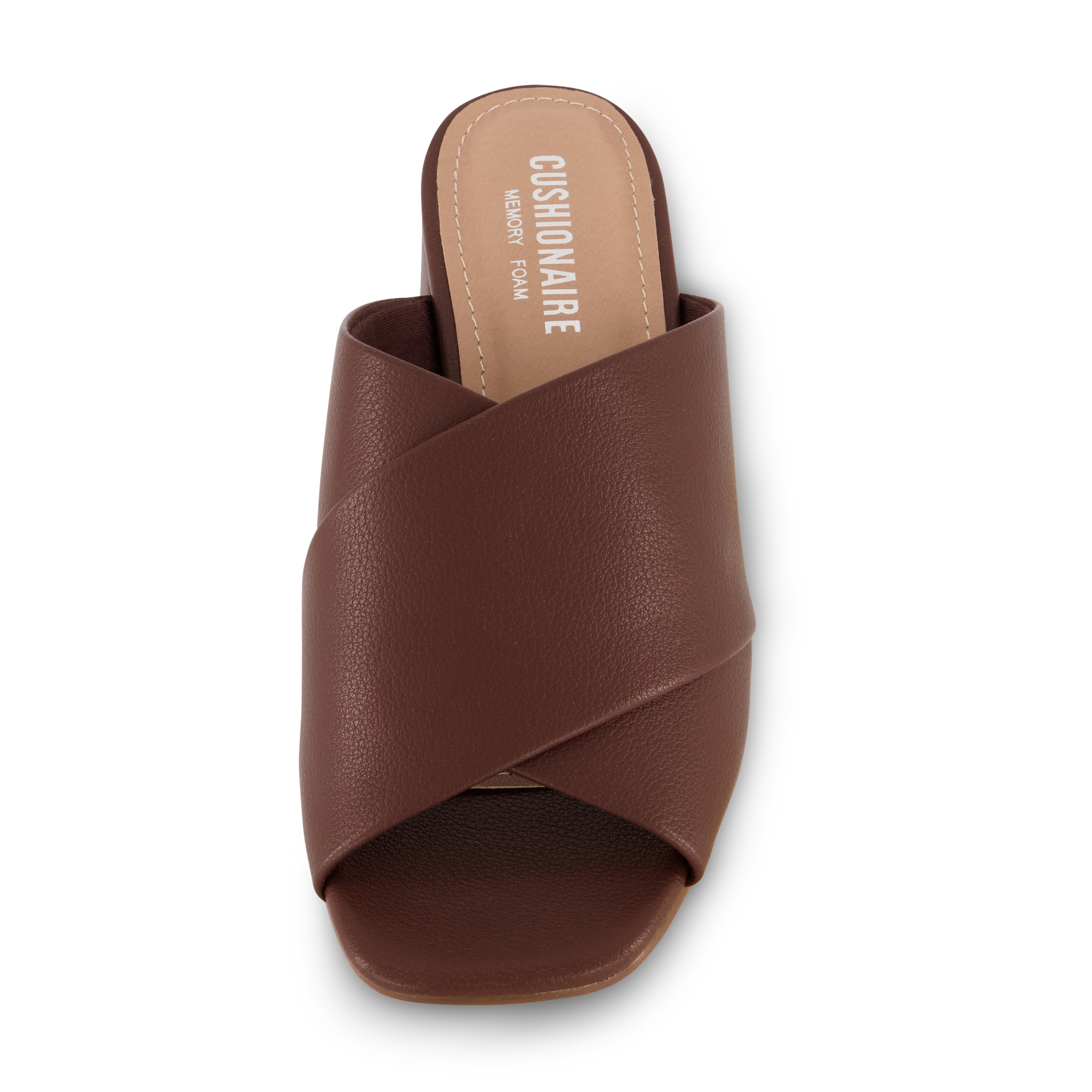 Garland Cross Band Dress Sandal Chocolate