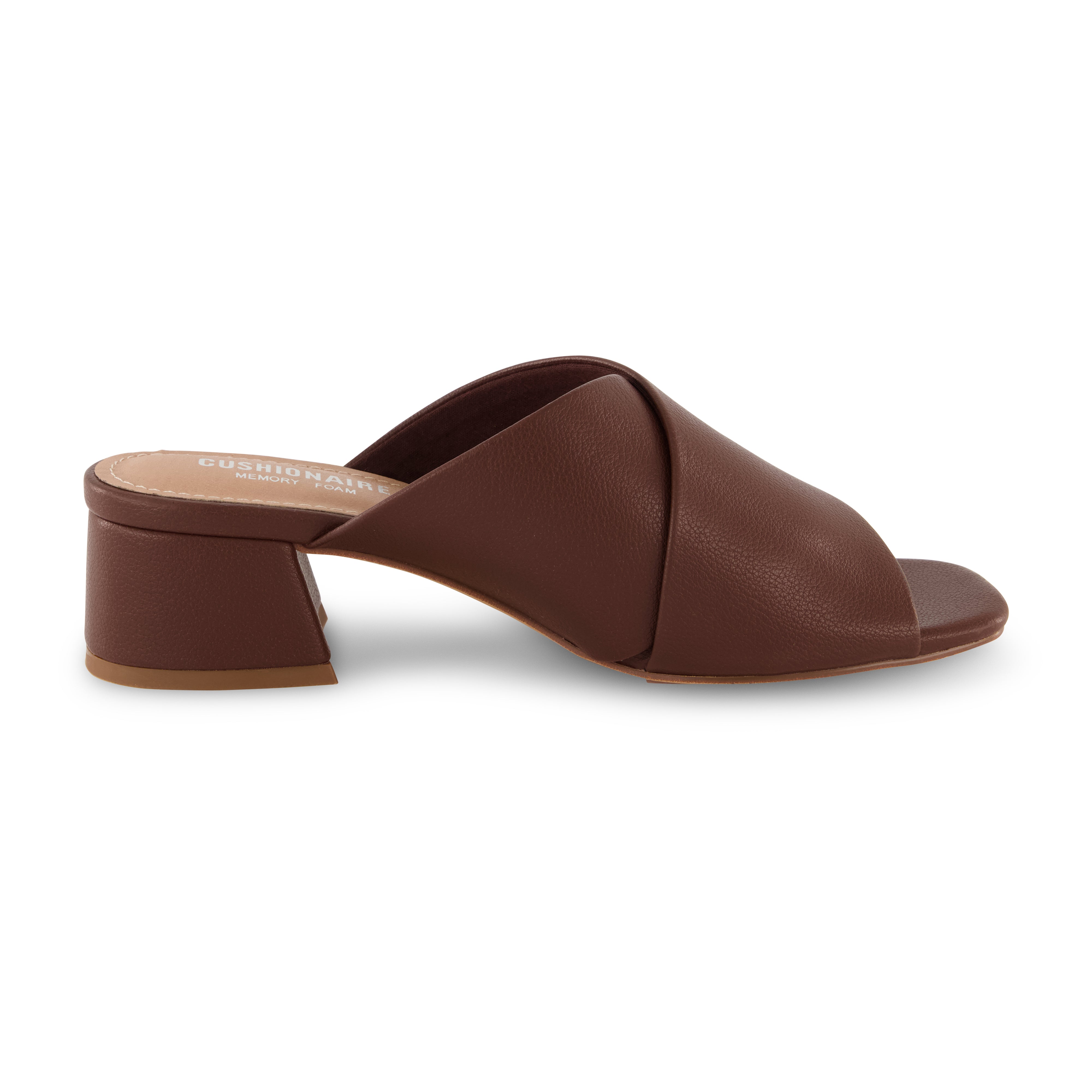 Garland Cross Band Dress Sandal Chocolate
