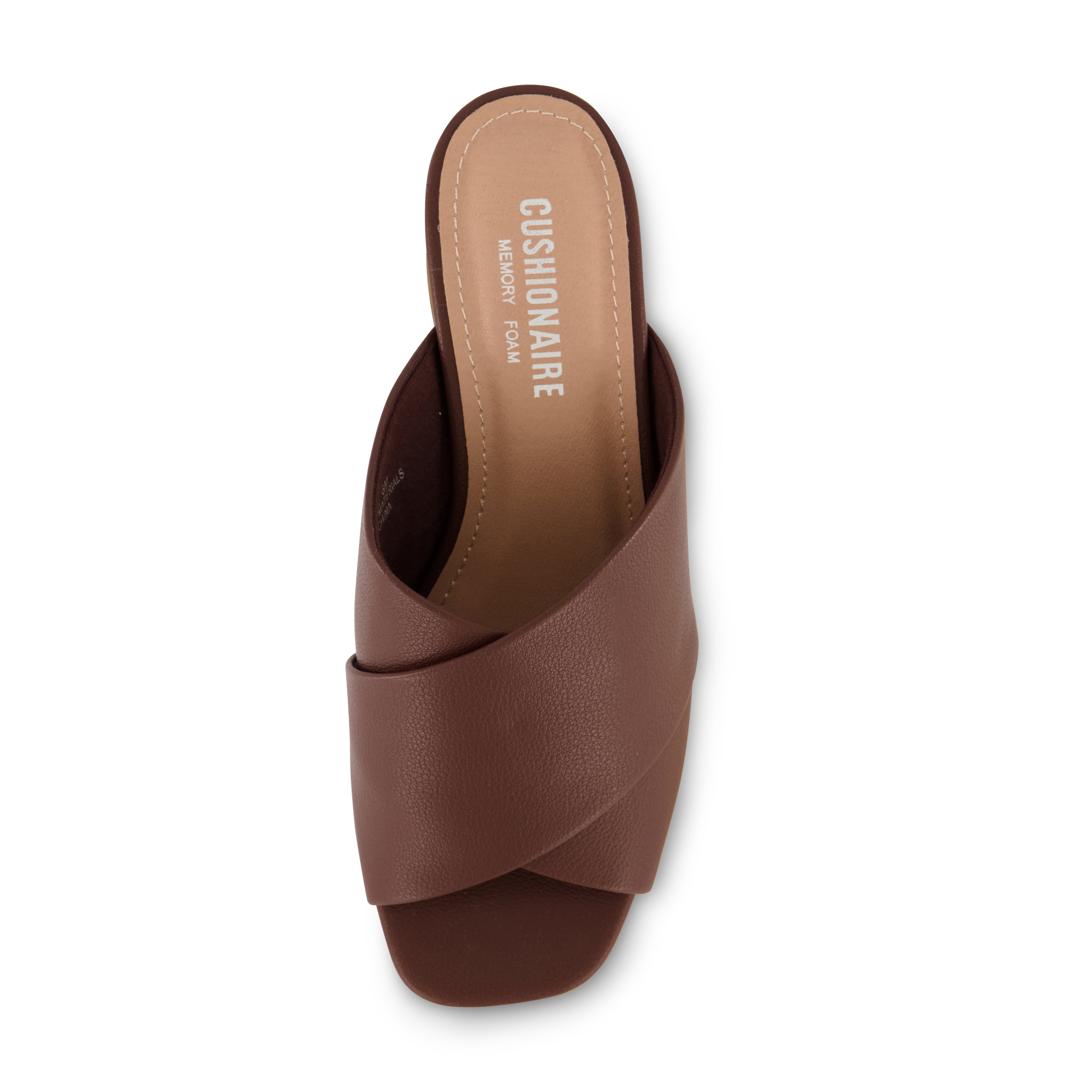 Garland Cross Band Dress Sandal Chocolate