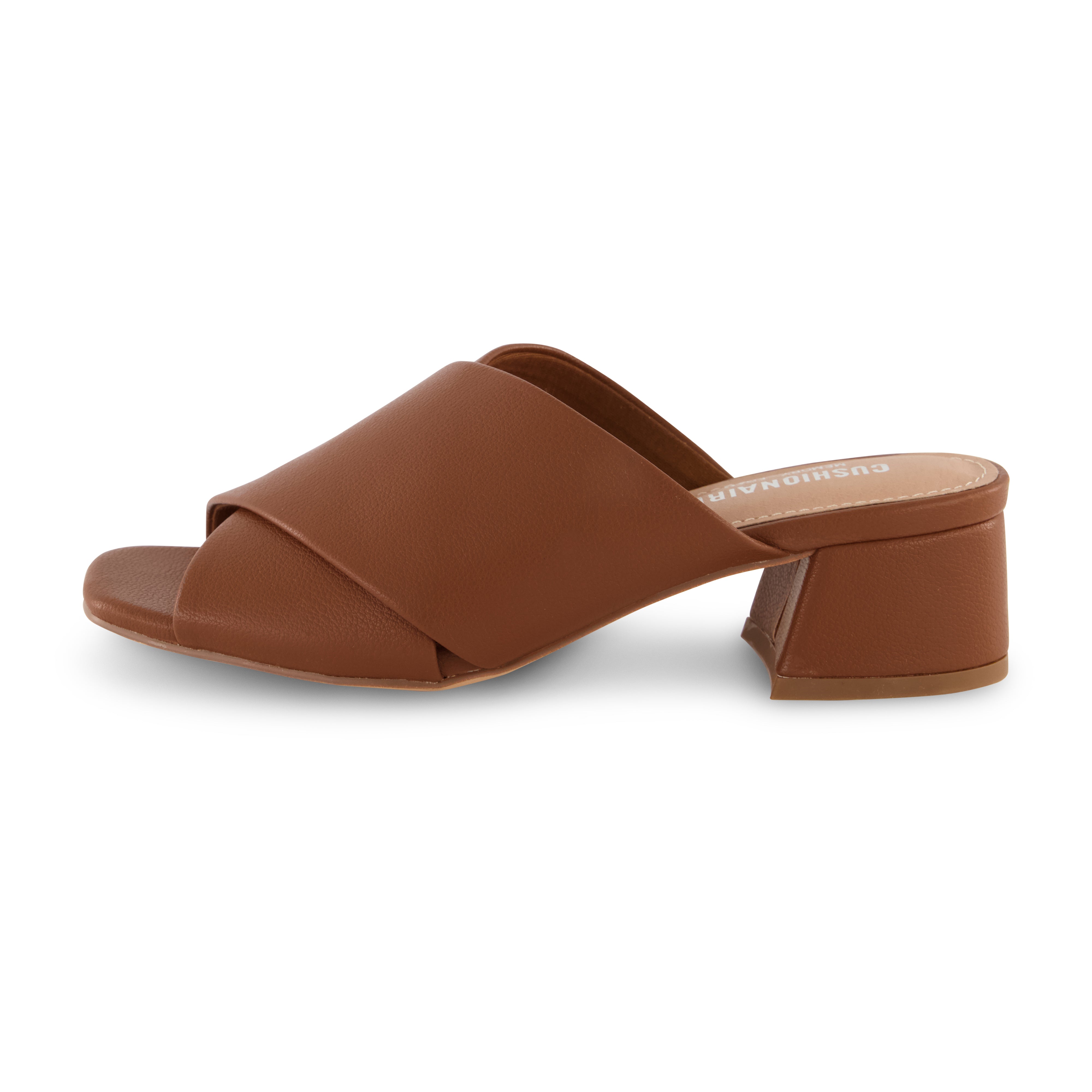 Garland Cross Band Dress Sandal Whiskey