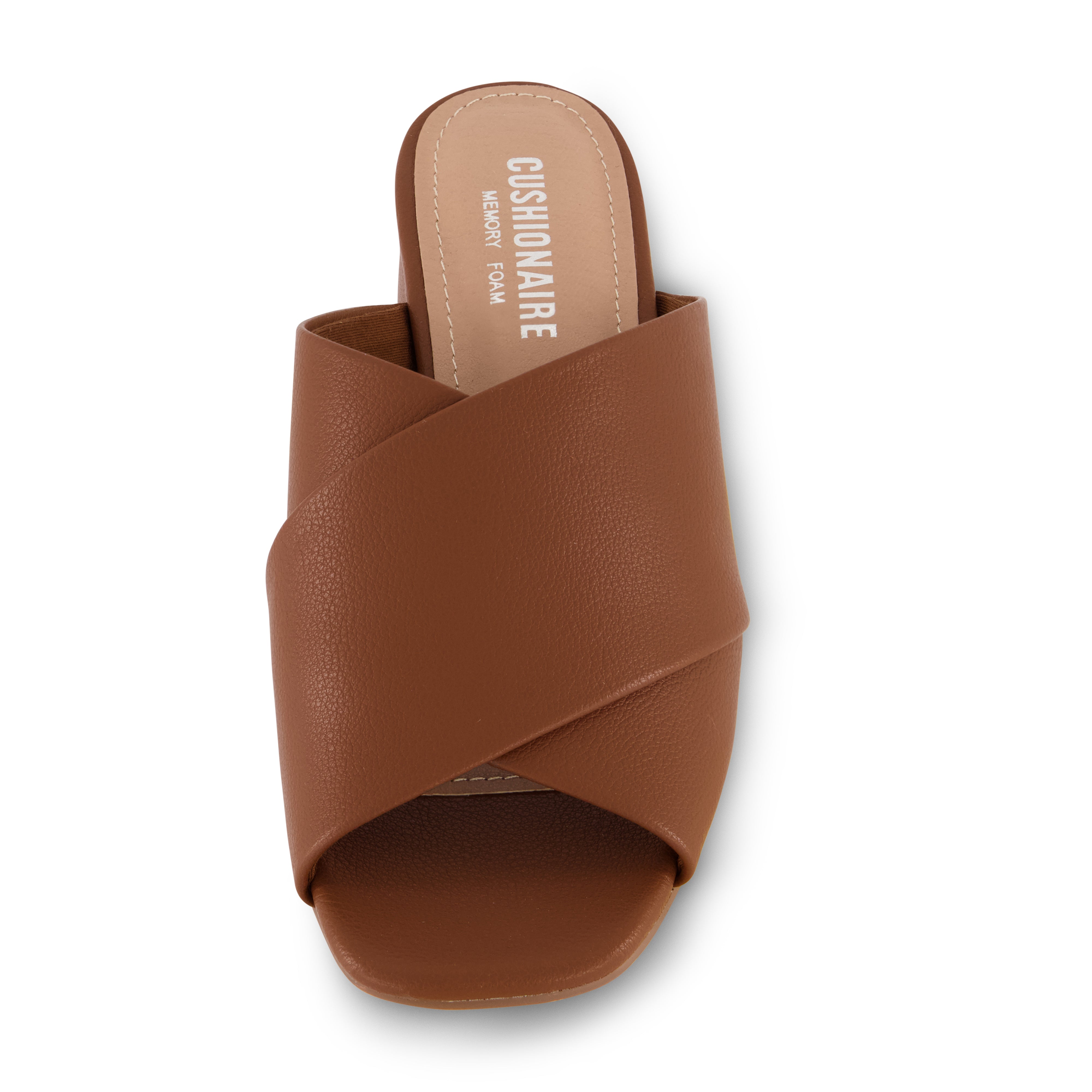 Garland Cross Band Dress Sandal Whiskey
