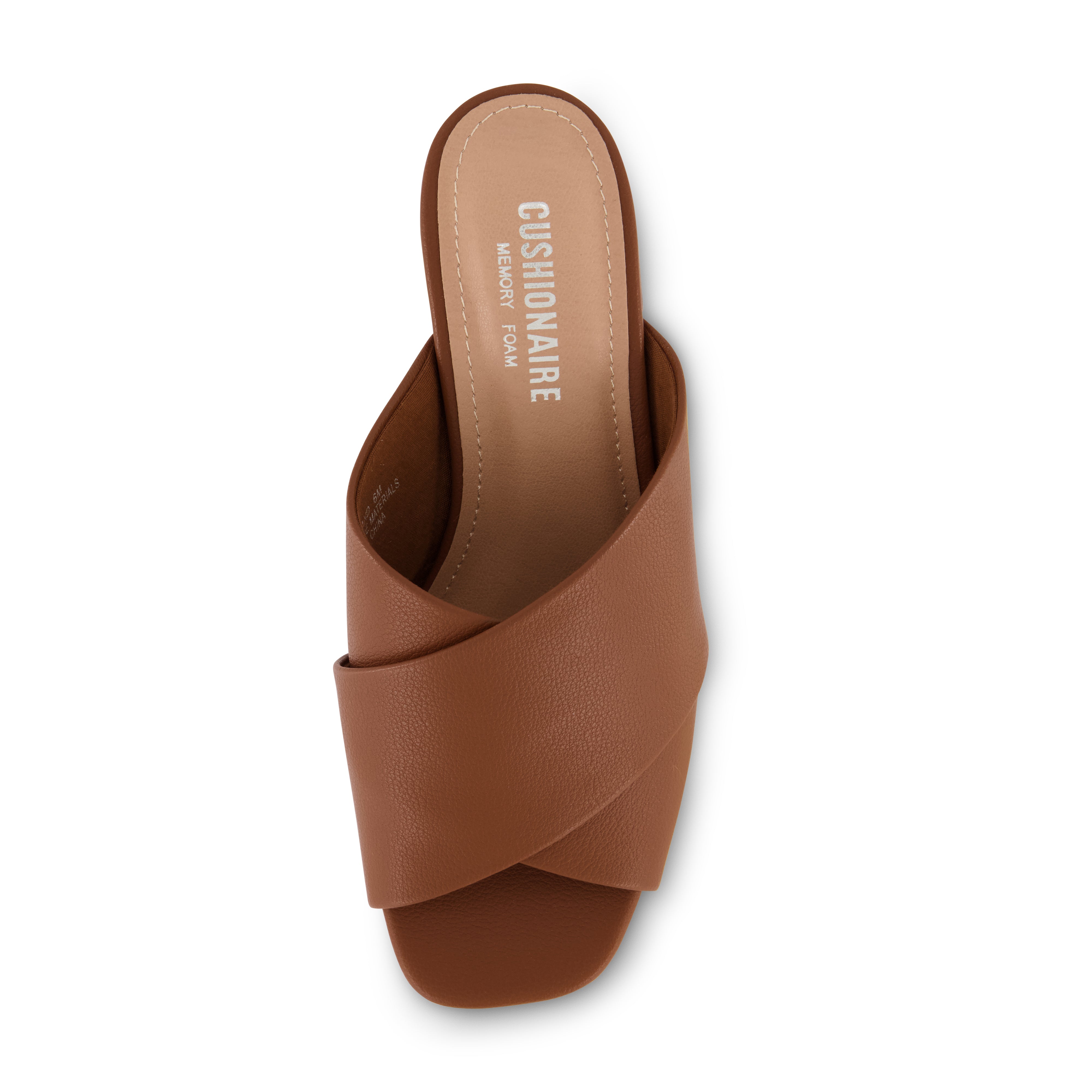 Garland Cross Band Dress Sandal Whiskey