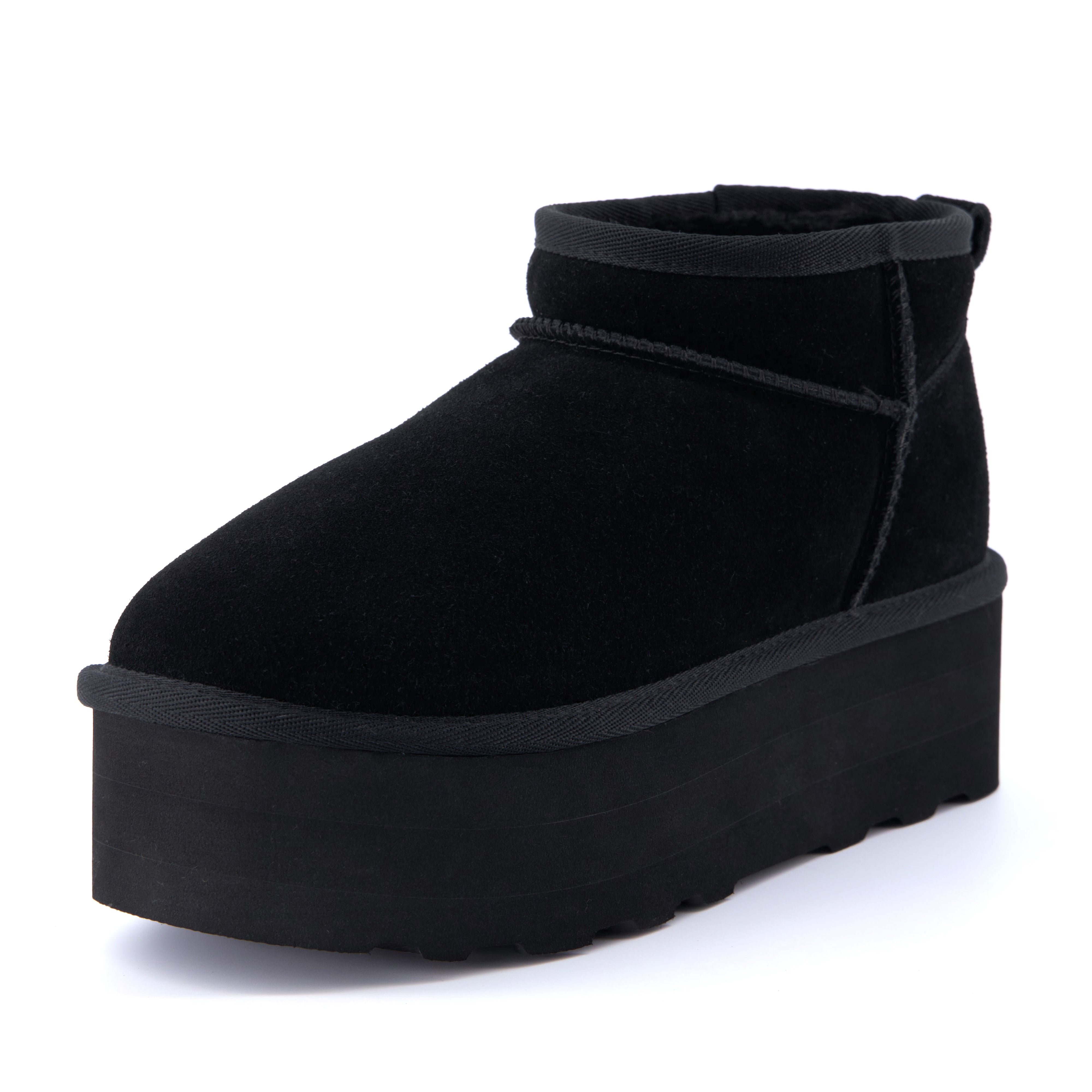 Hippy Cozy Platform Ankle Boot