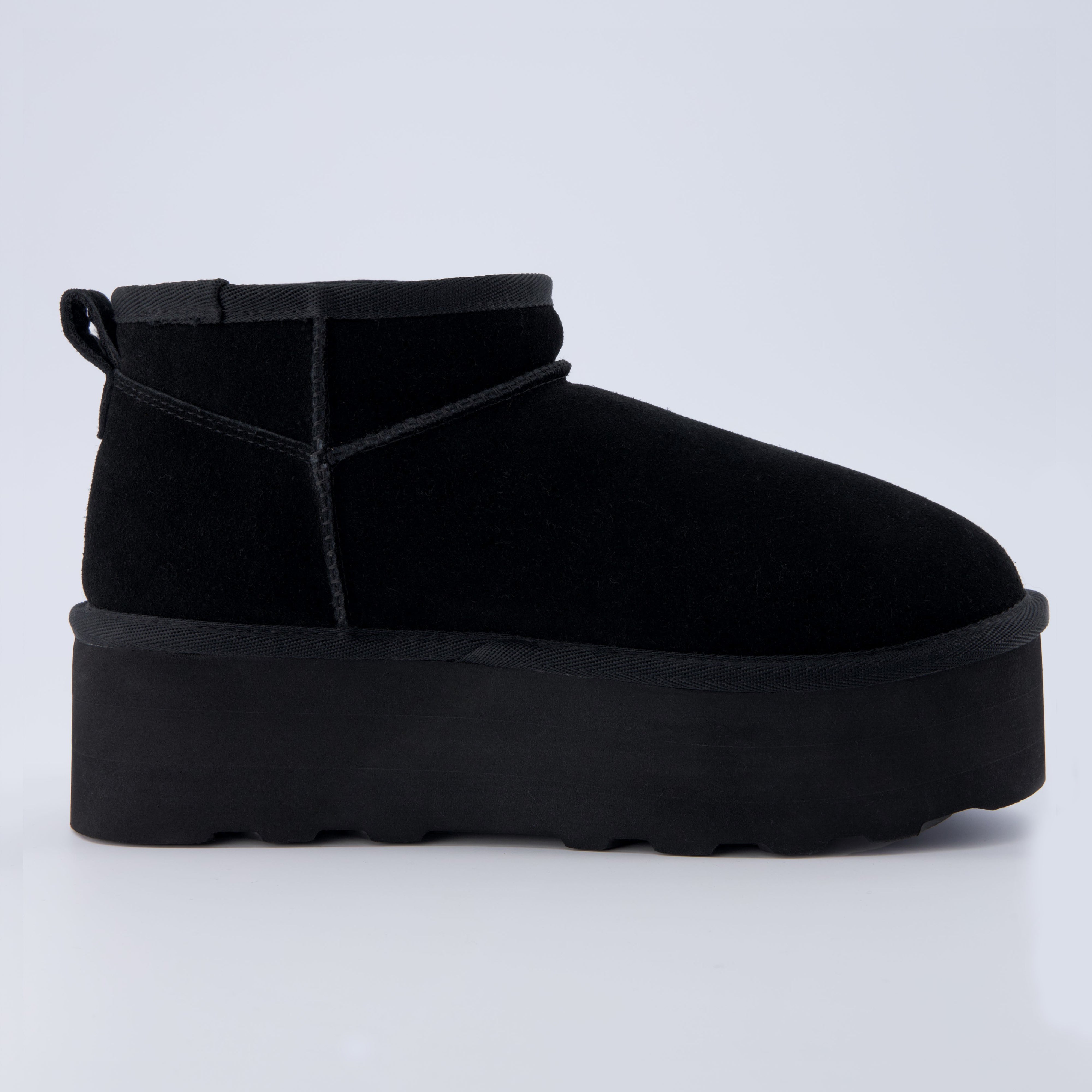 Hippy Cozy Platform Ankle Boot