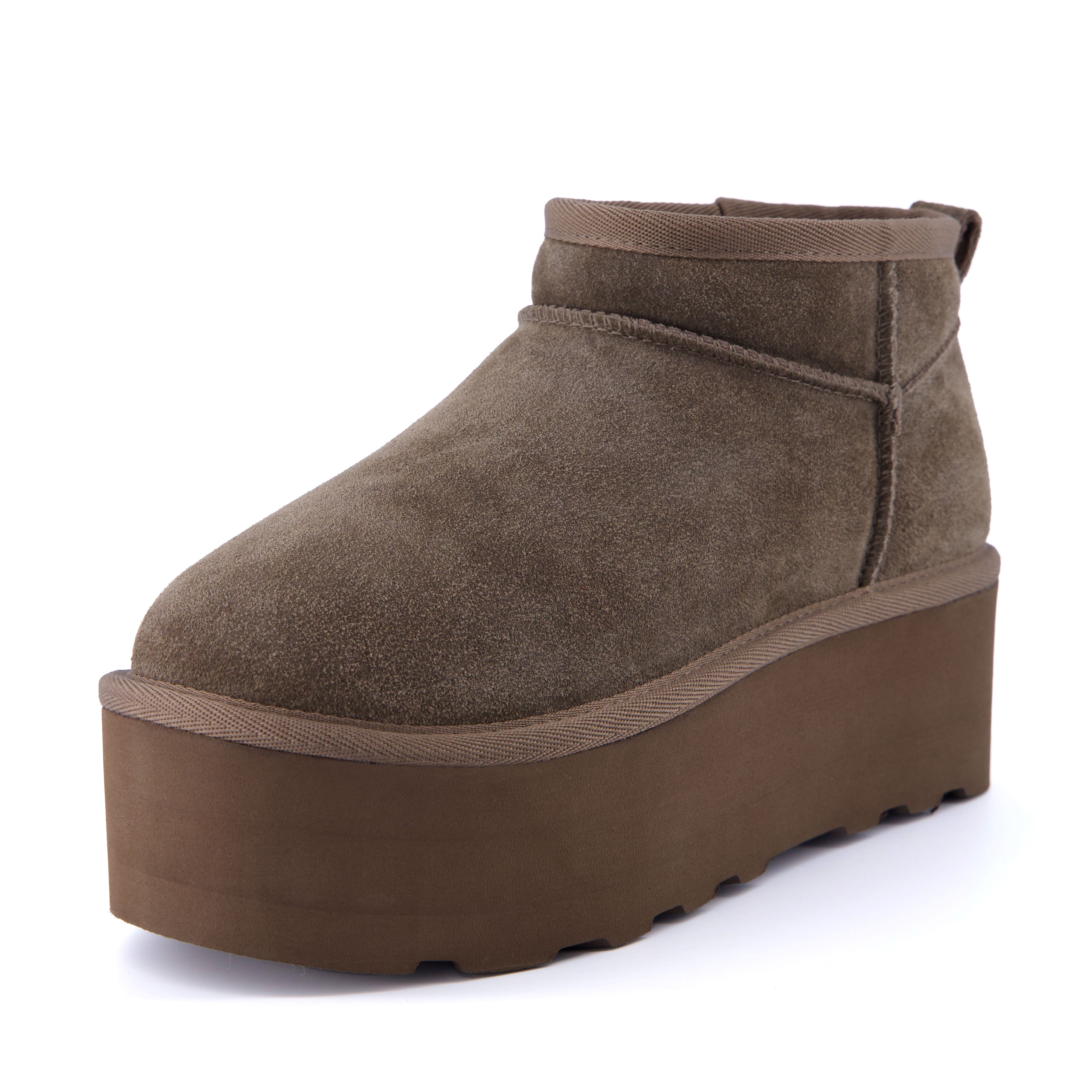 Hippy Cozy Platform Ankle Boot