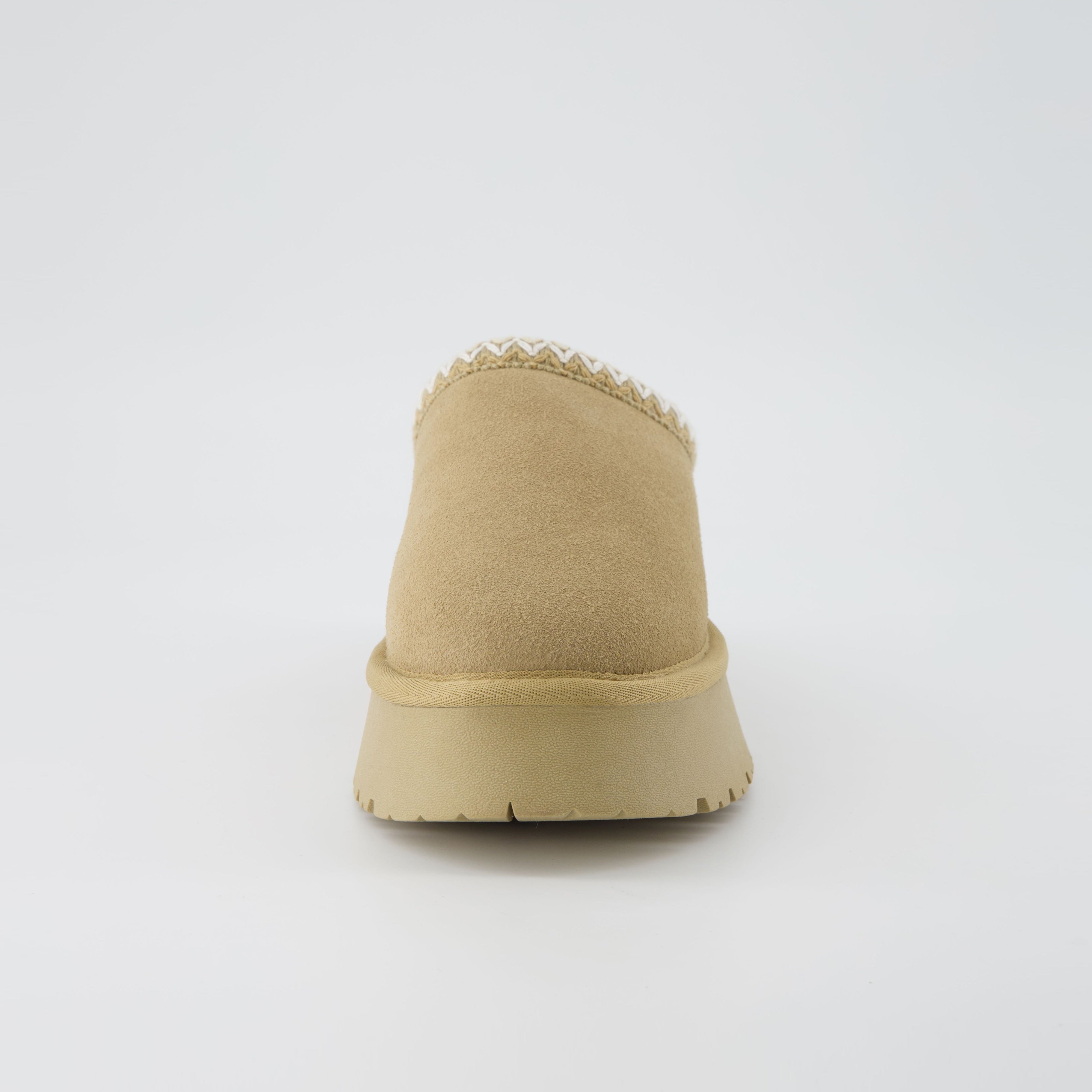 Kabuki Cozy Platform Slippers Biscuit