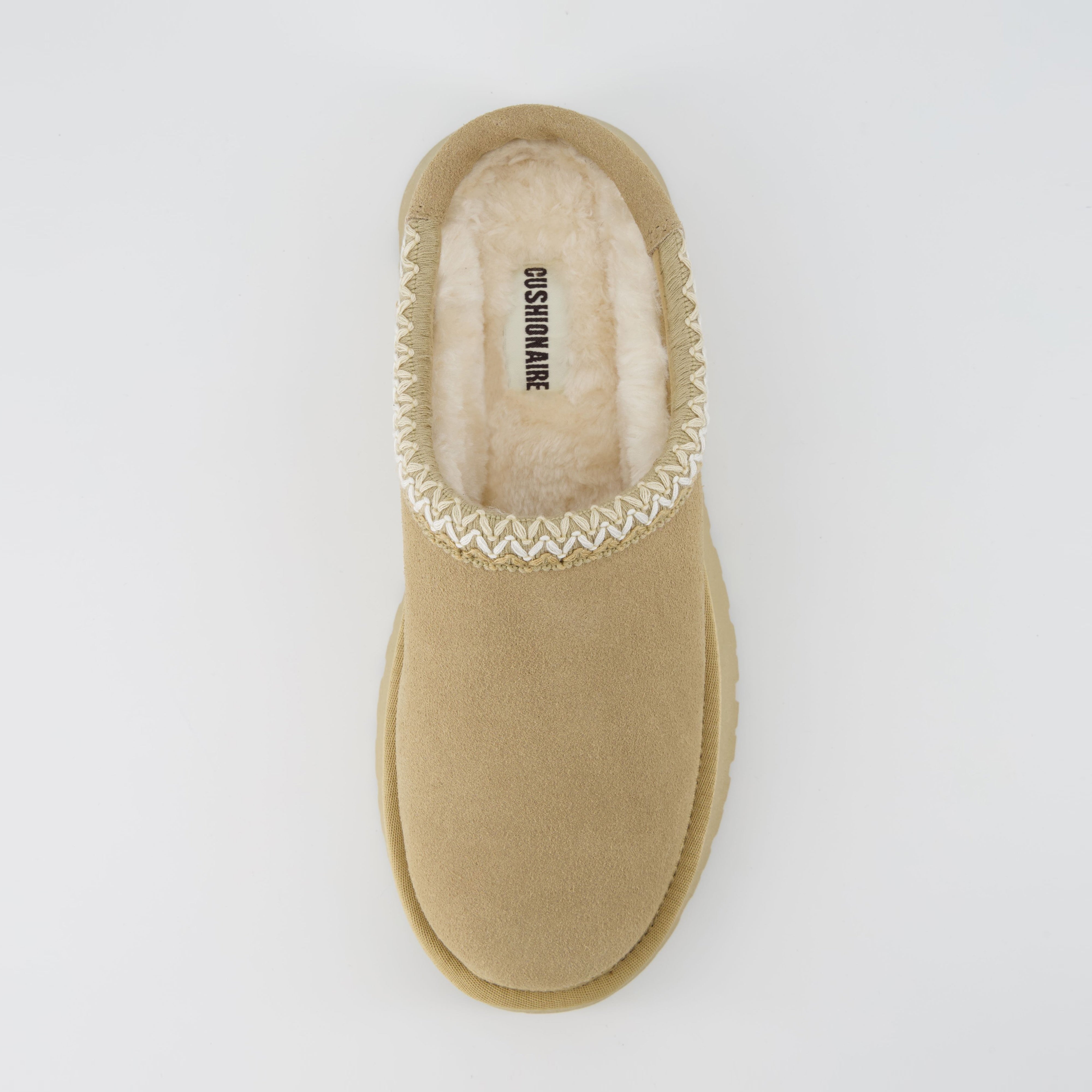Kabuki Cozy Platform Slippers Biscuit