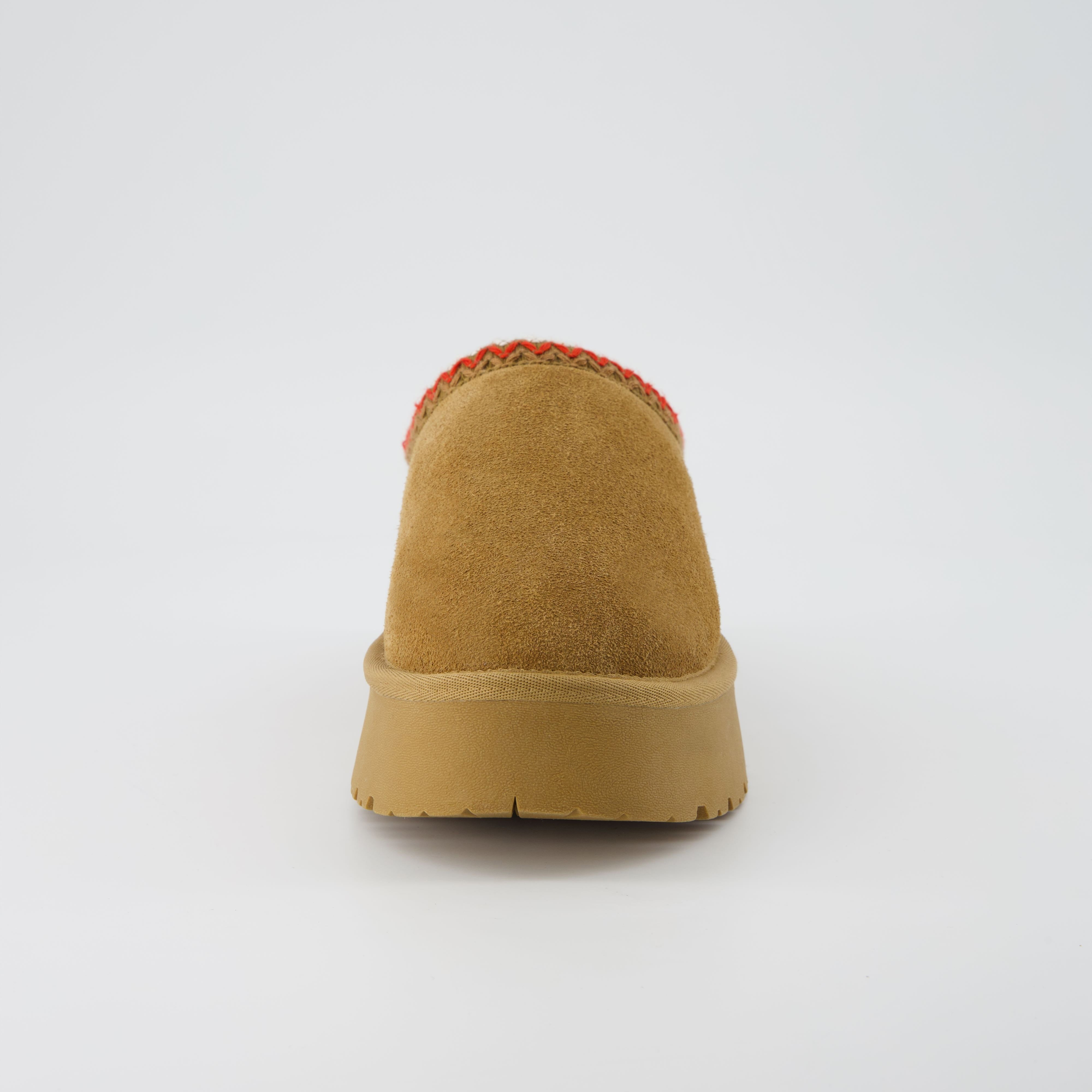 Kabuki Cozy Platform Slippers Chestnut