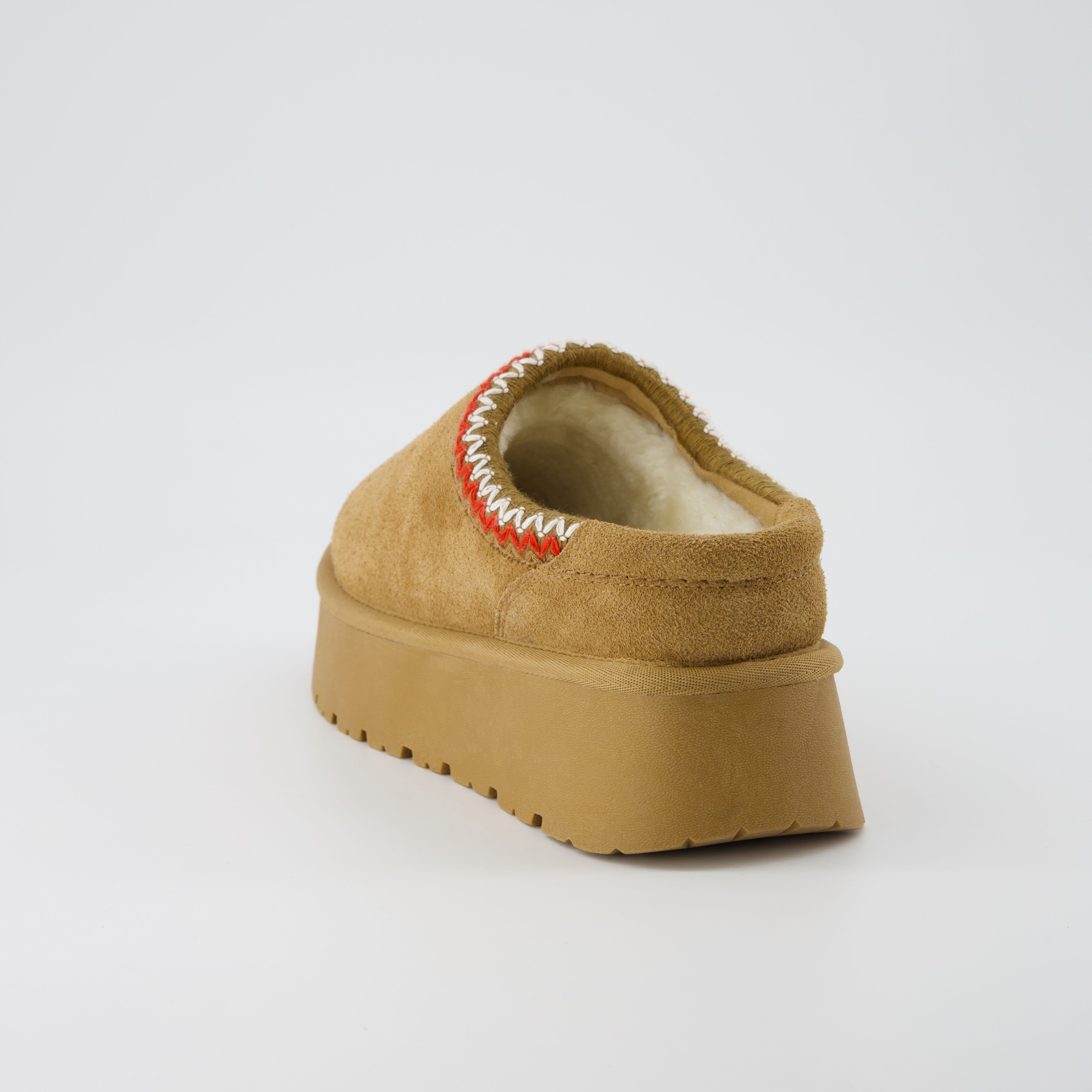 Kabuki Cozy Platform Slippers Chestnut