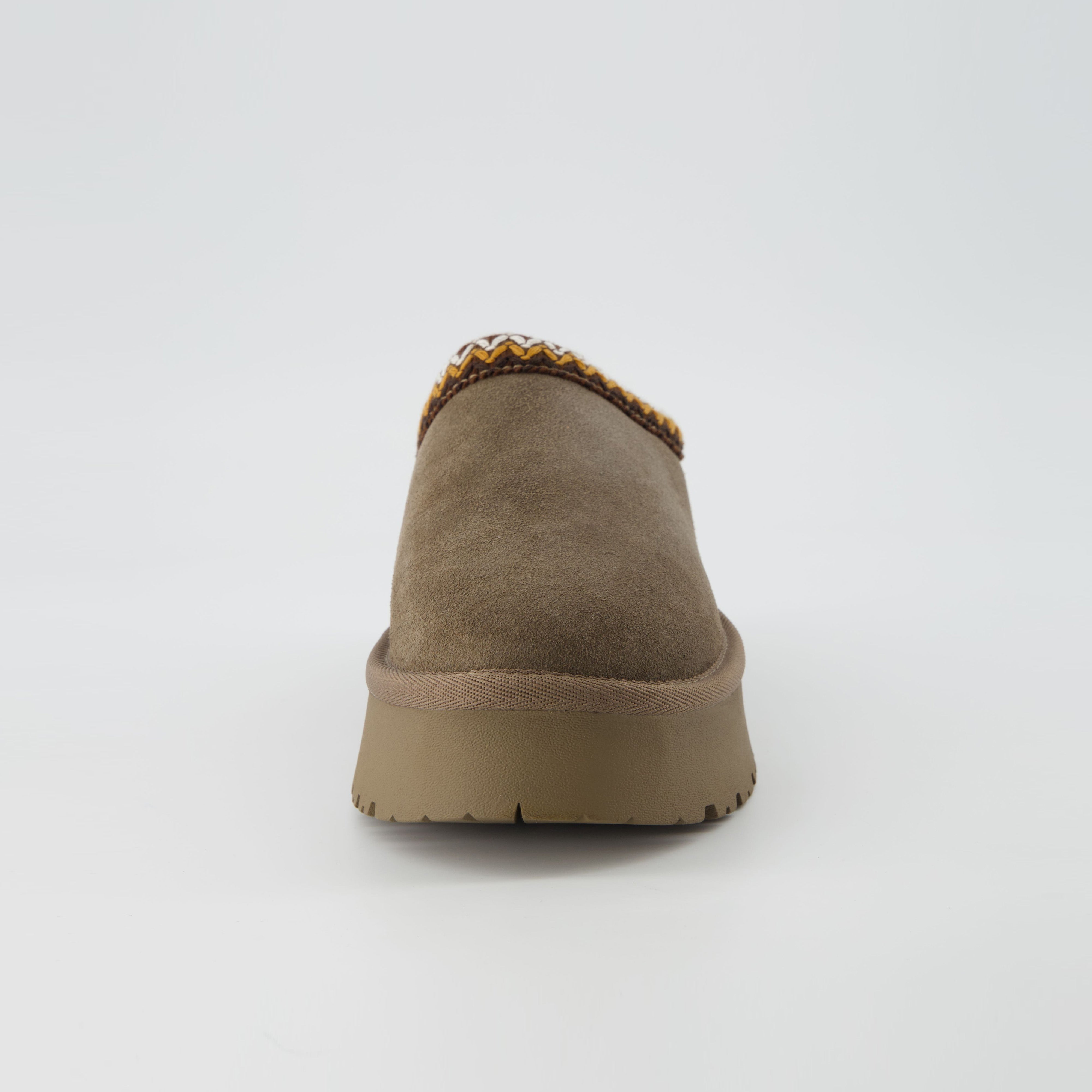 Kabuki Cozy Platform Slippers Taupe