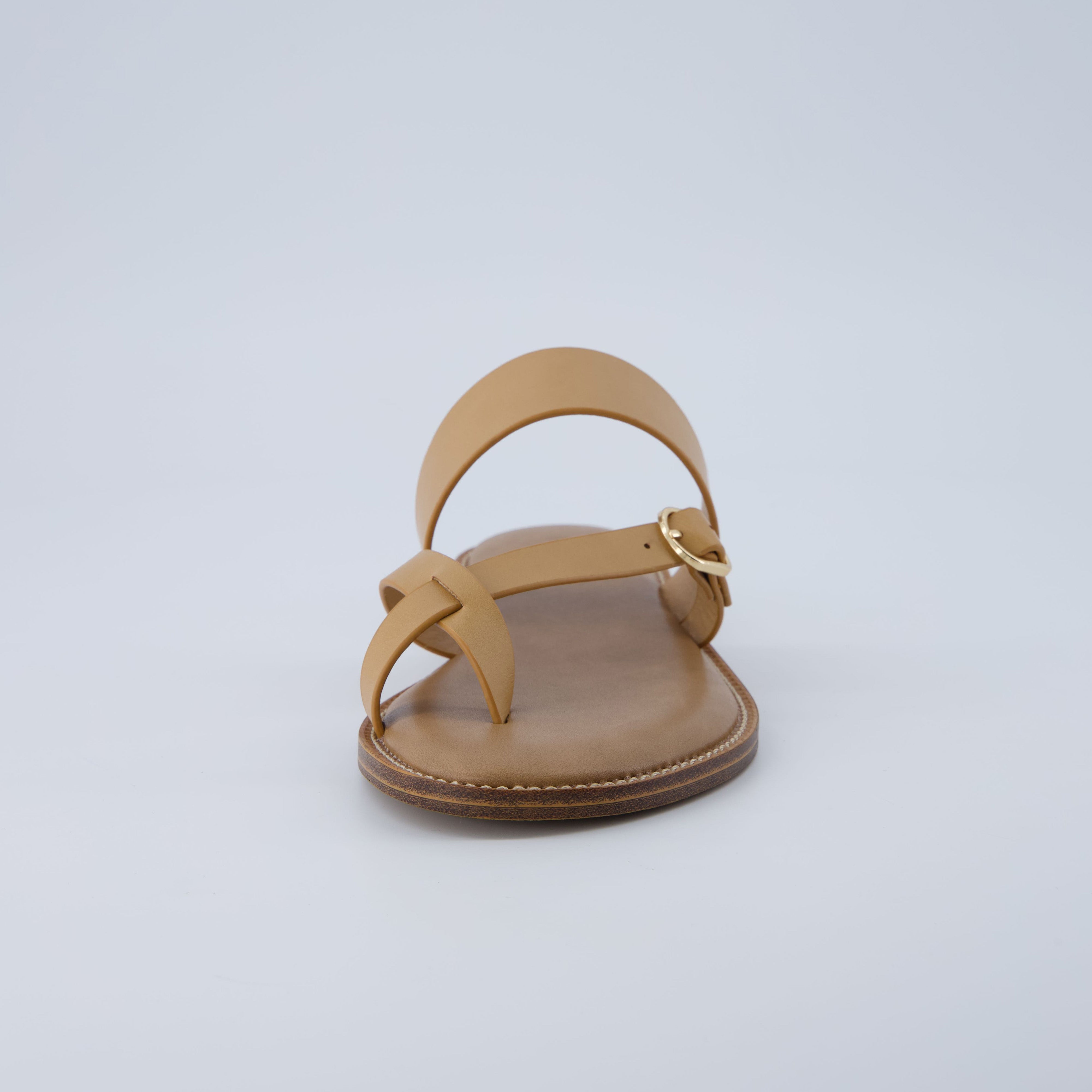 Laws Flat Sandal Tan