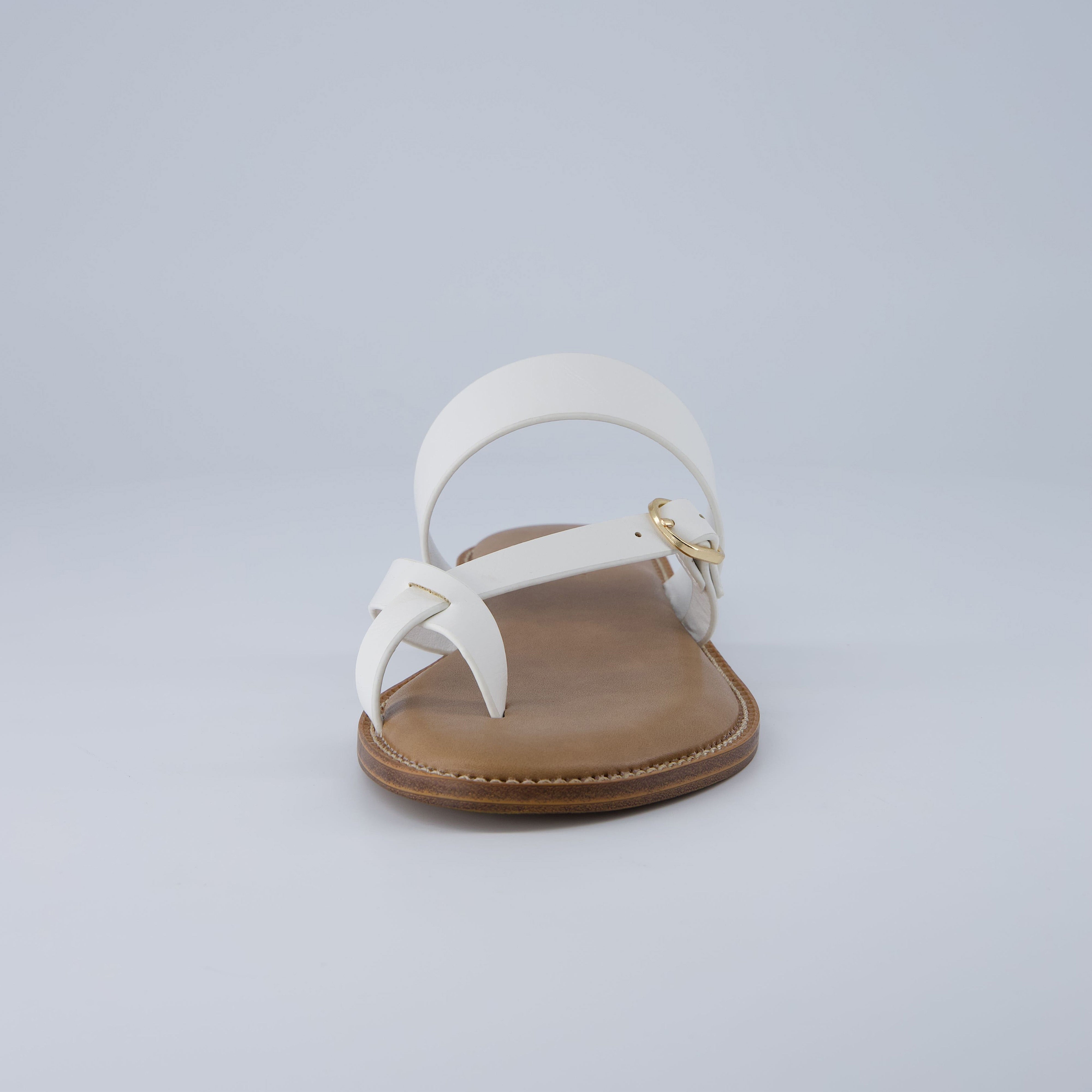 Laws Flat Sandal White