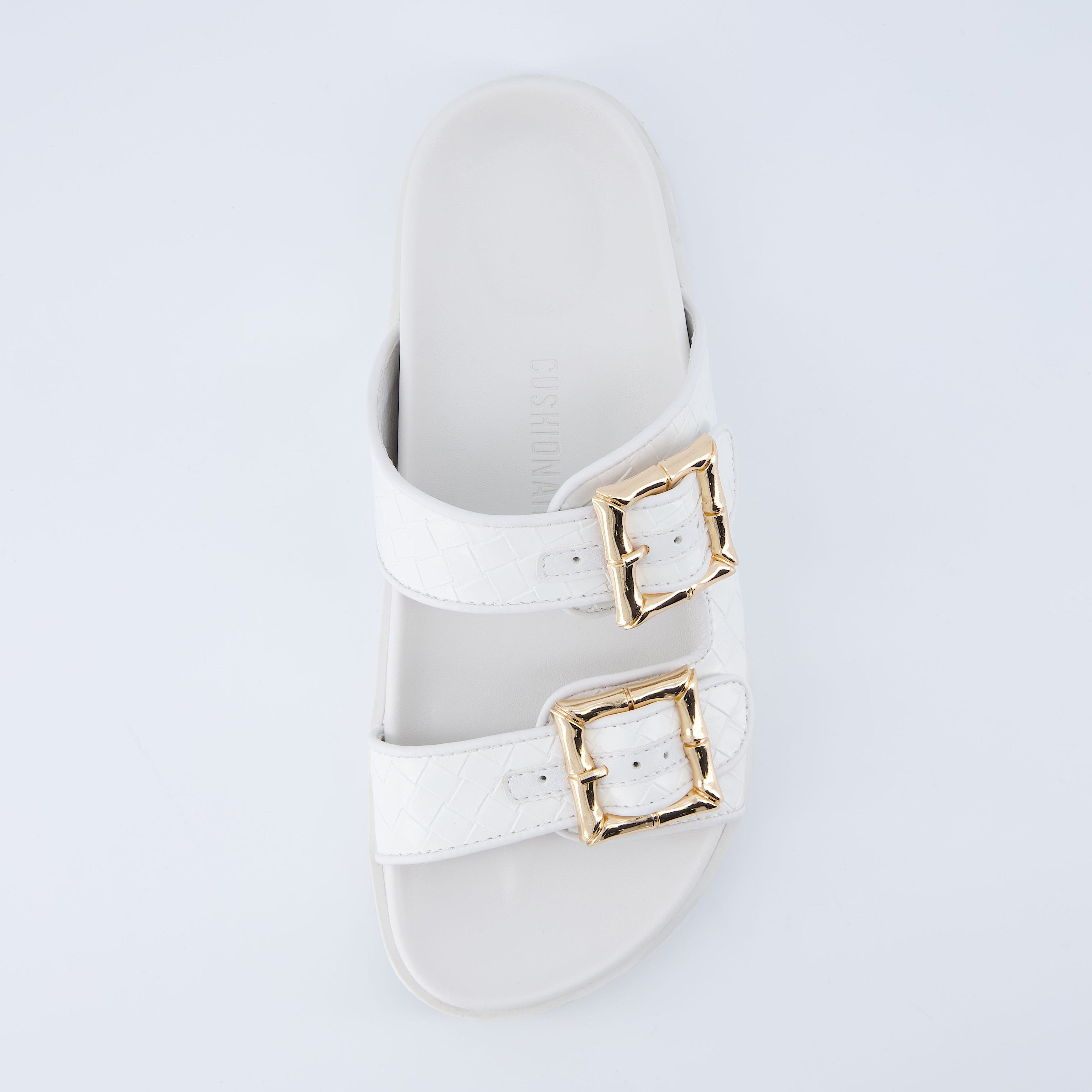 Loft Quilted Slide Sandal Cream