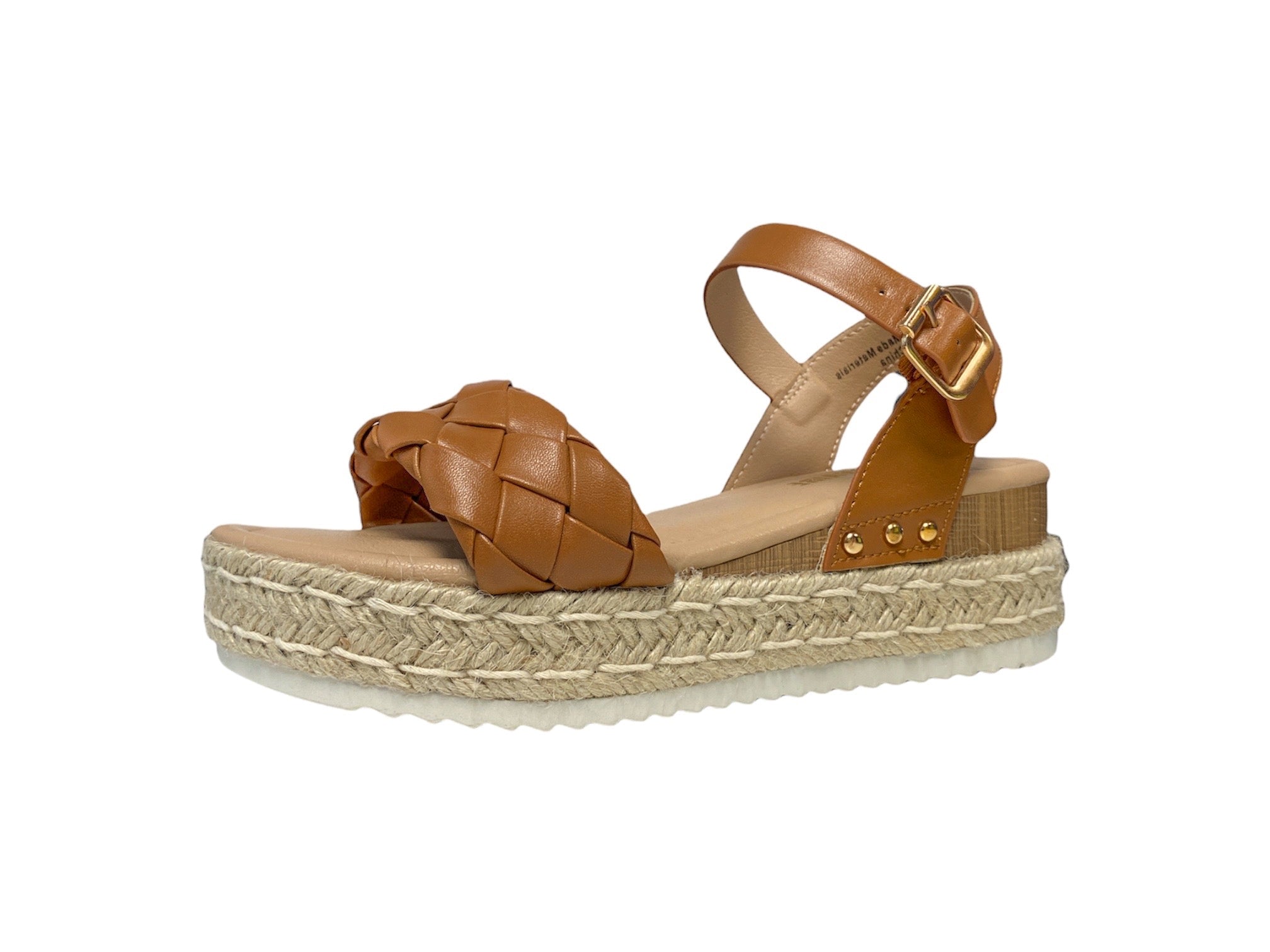 Mae Woven Espadrille Wedge Sandal Tan