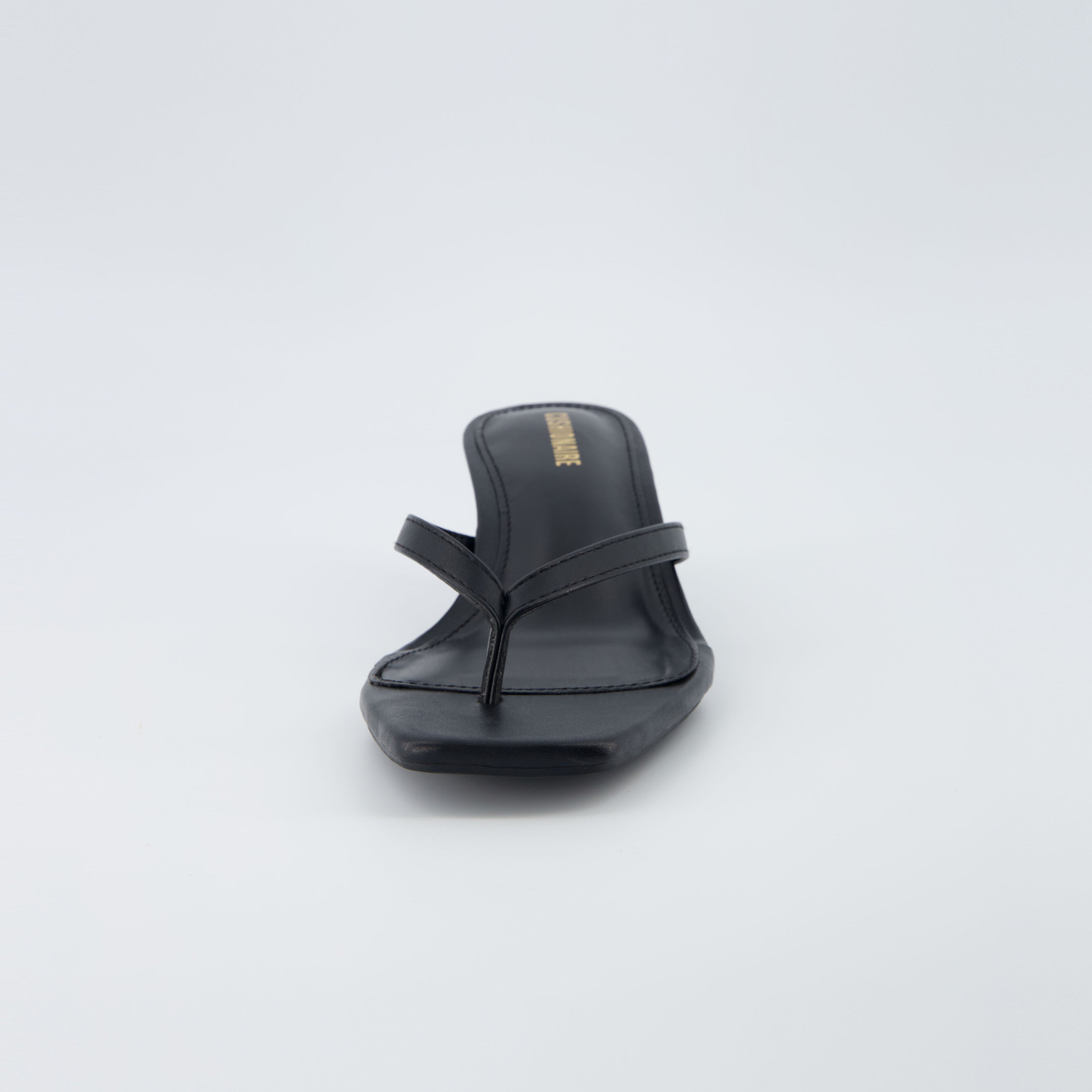Miami Kitten Heel Sandals Black