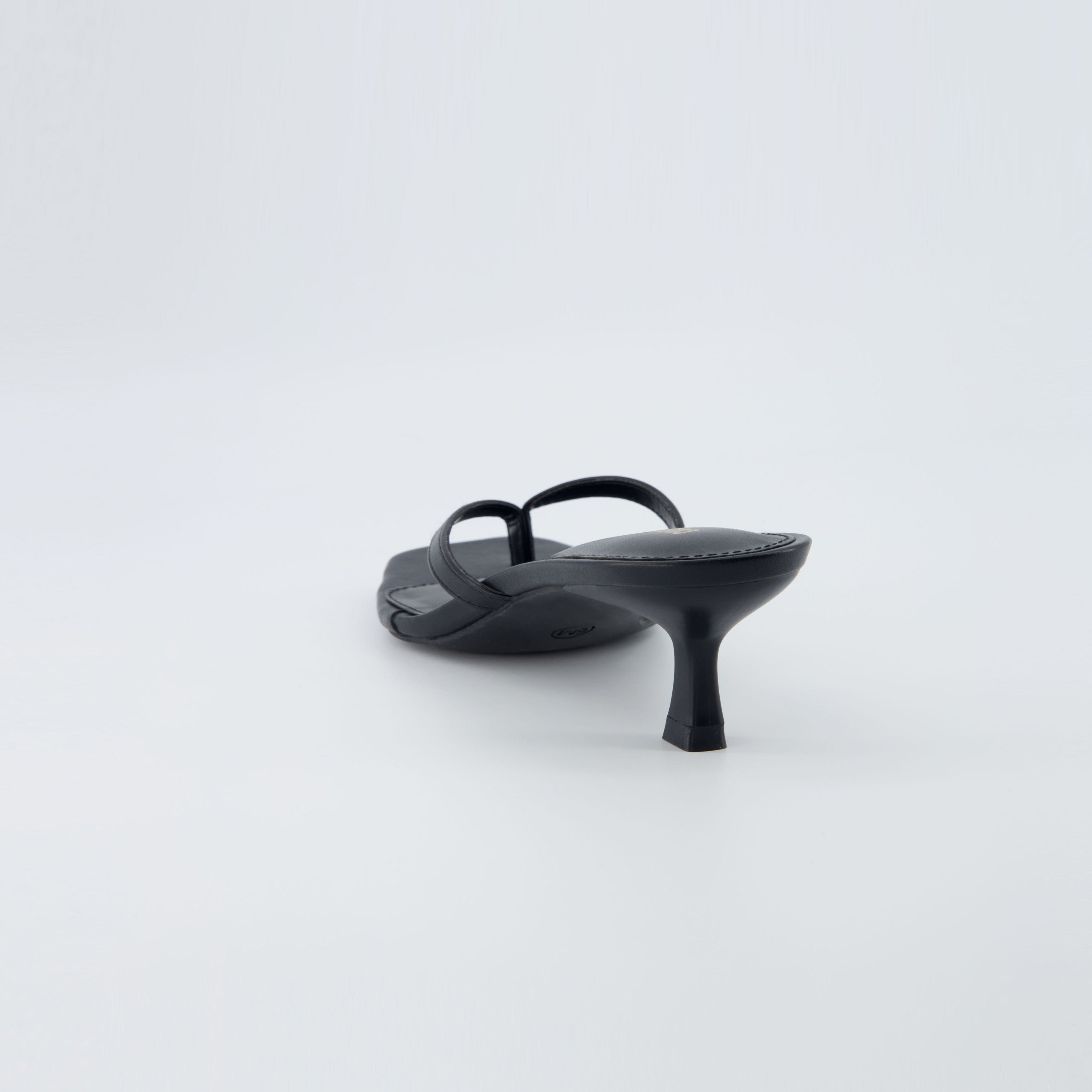 Miami Kitten Heel Sandals Black