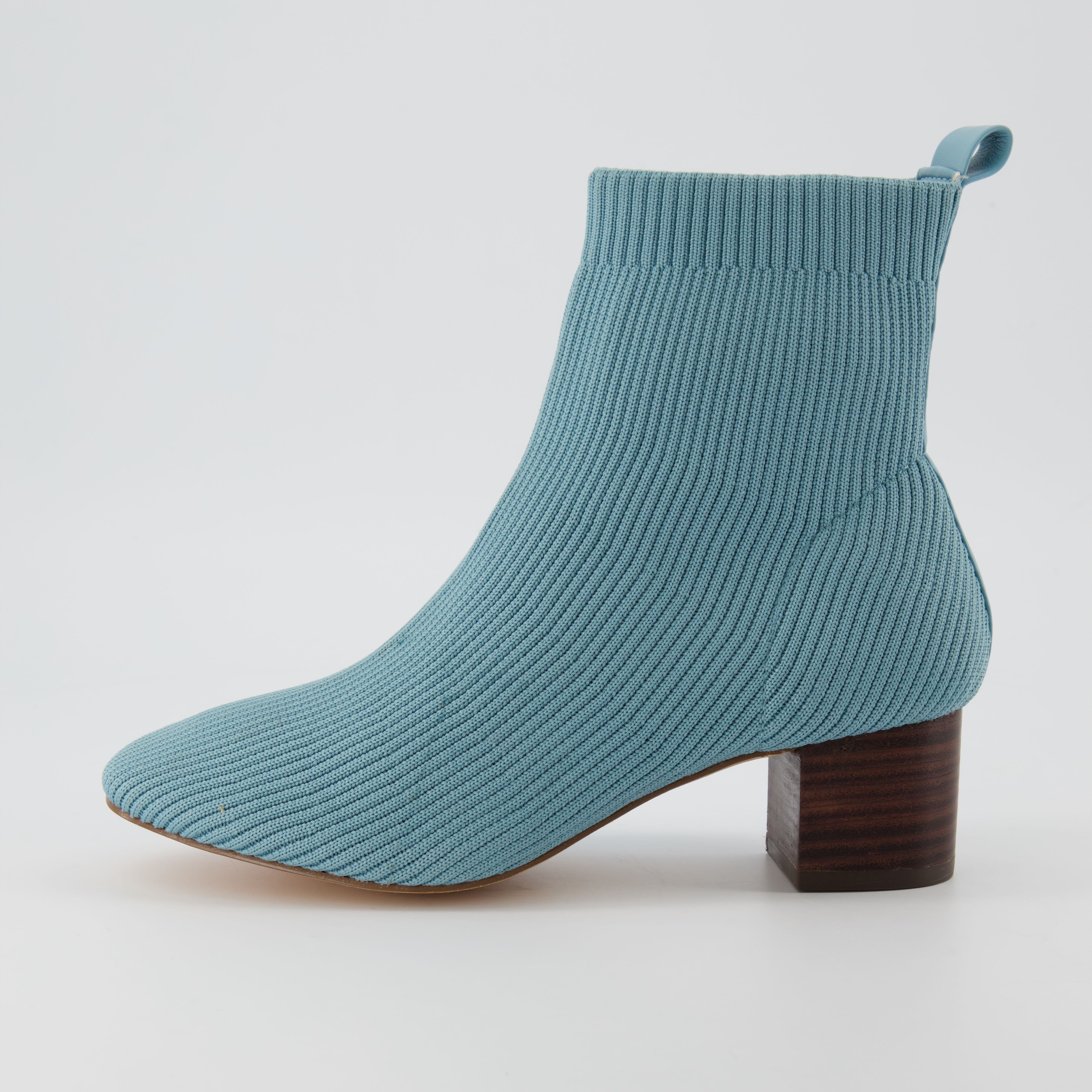 Neely Knit Block Heel Bootie