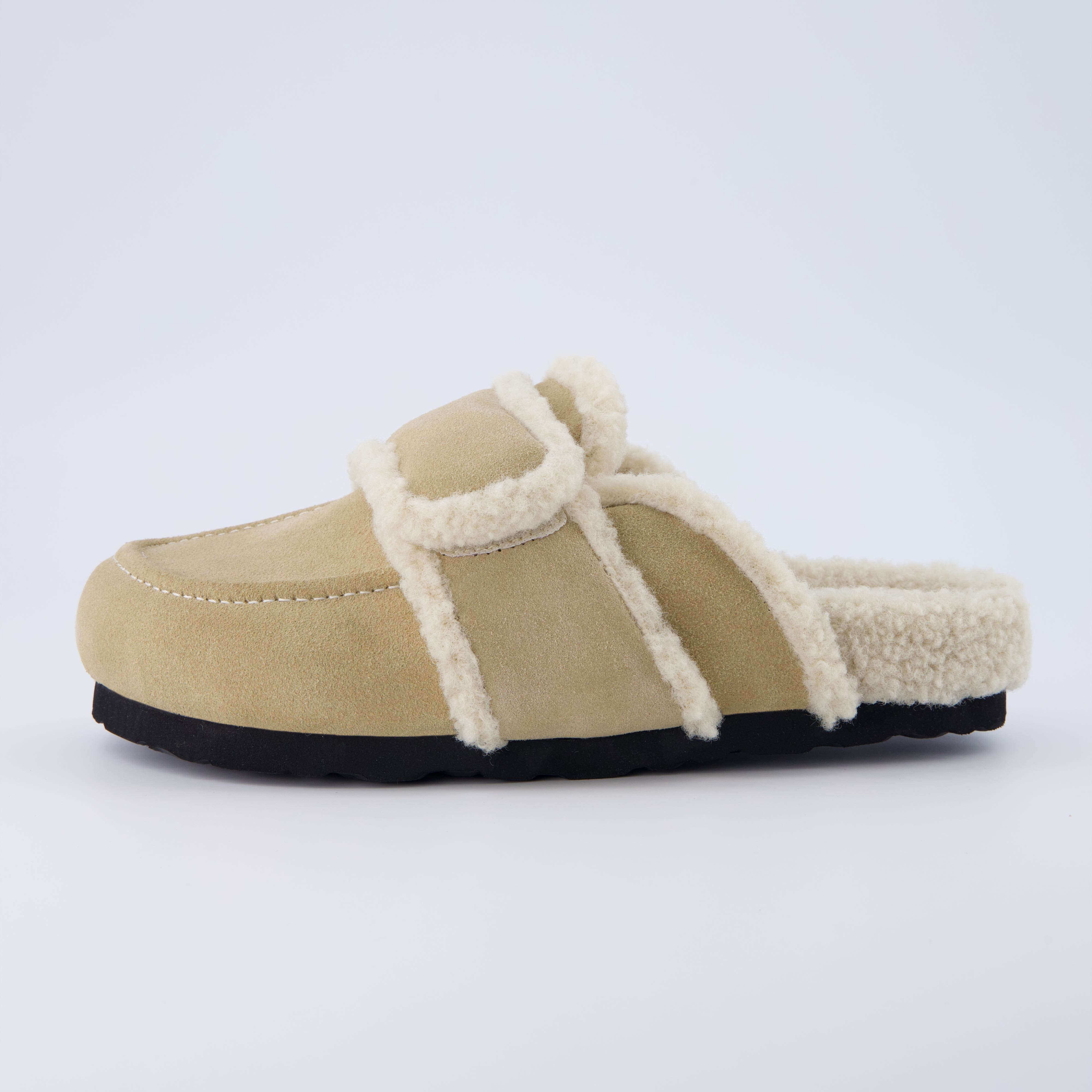 Nero Genuine Suede Clog