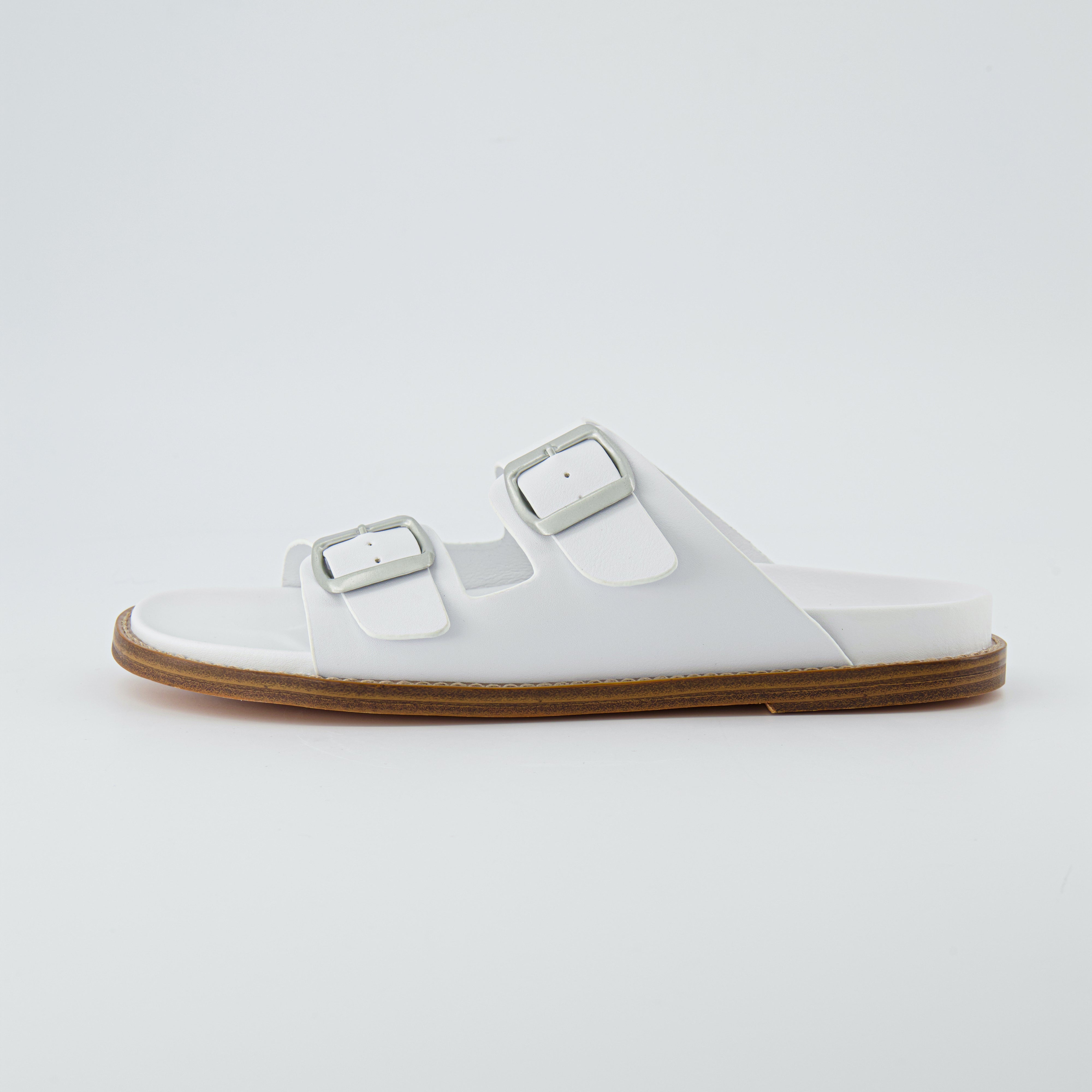 Norway Footbed Sandal White