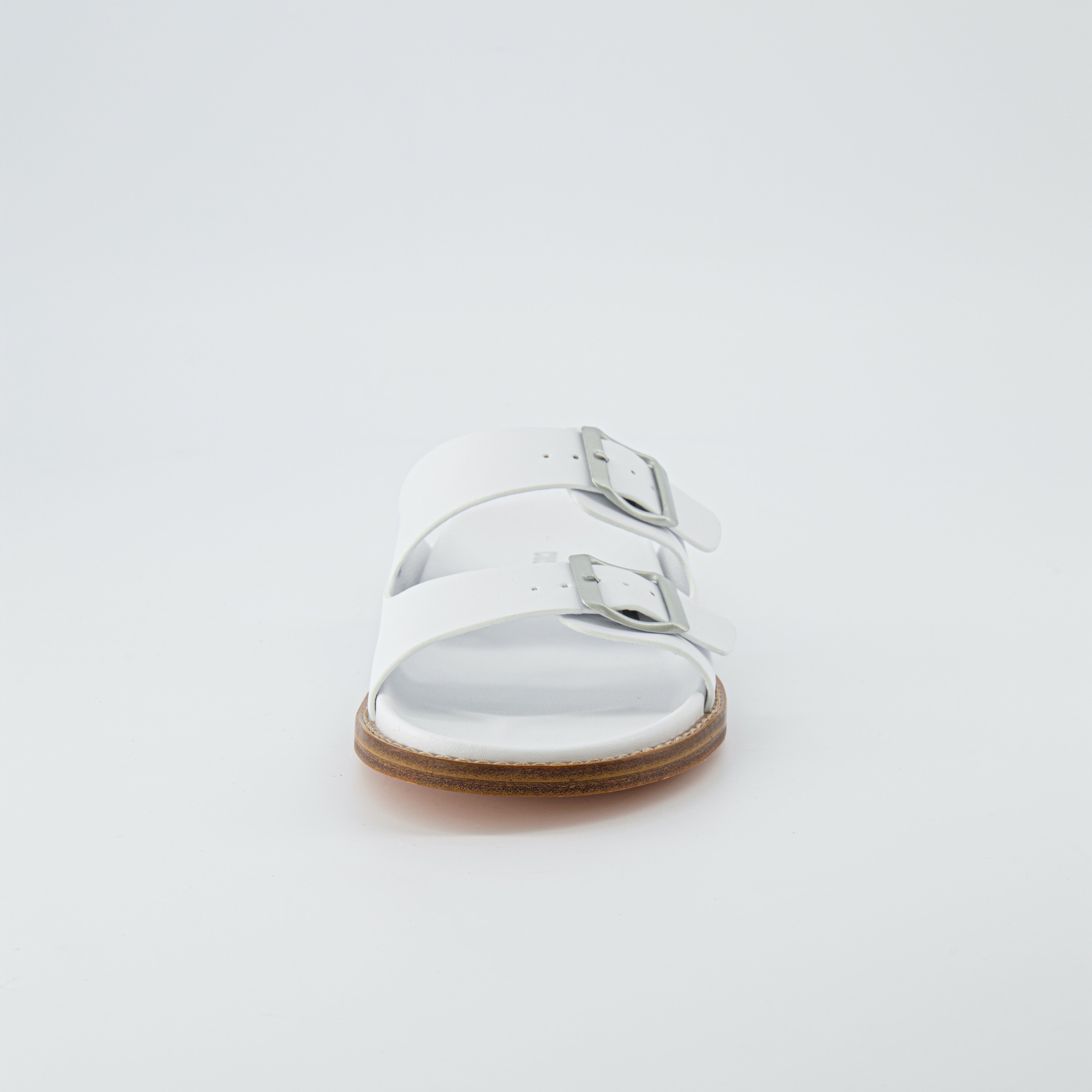 Norway Footbed Sandal White
