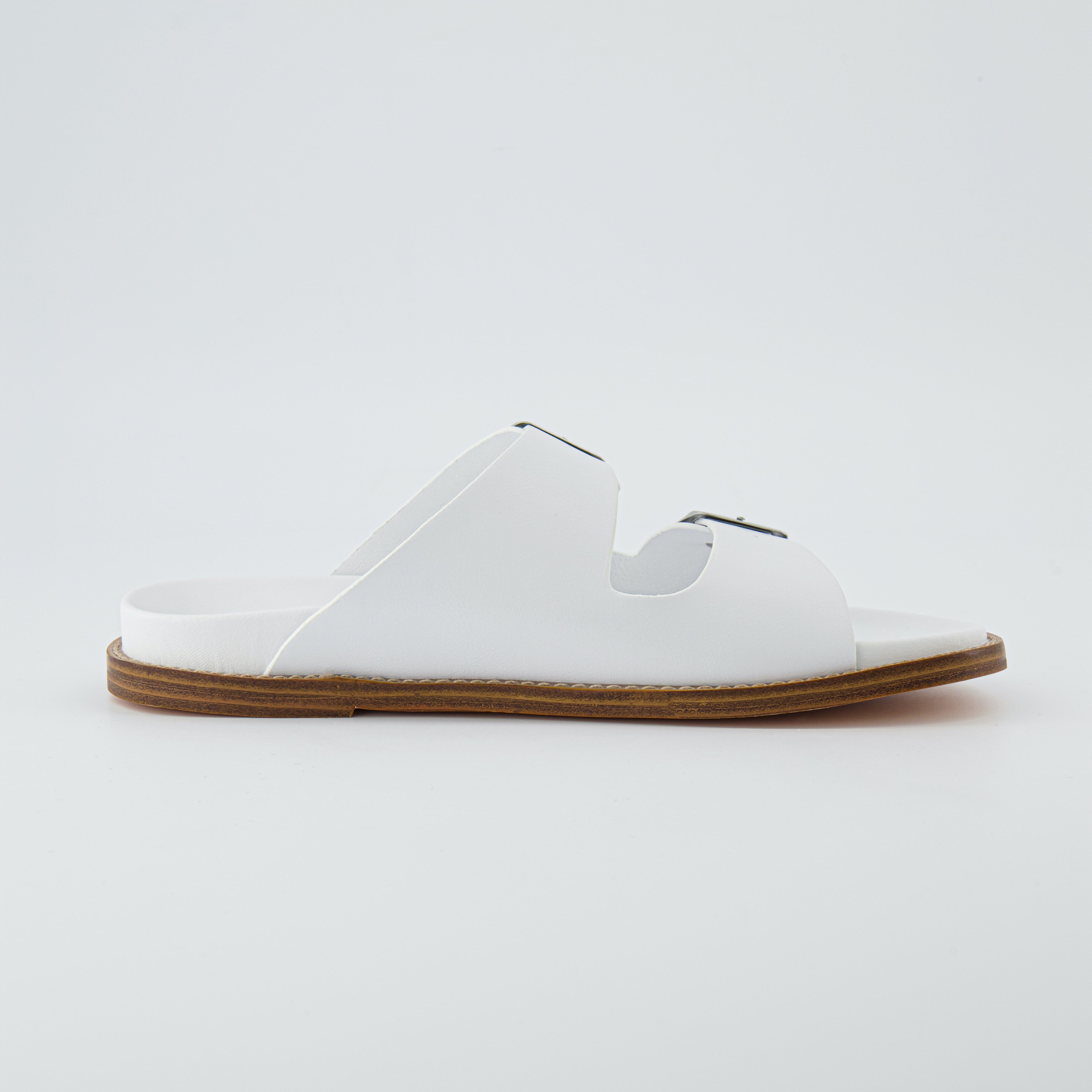 Norway Footbed Sandal White