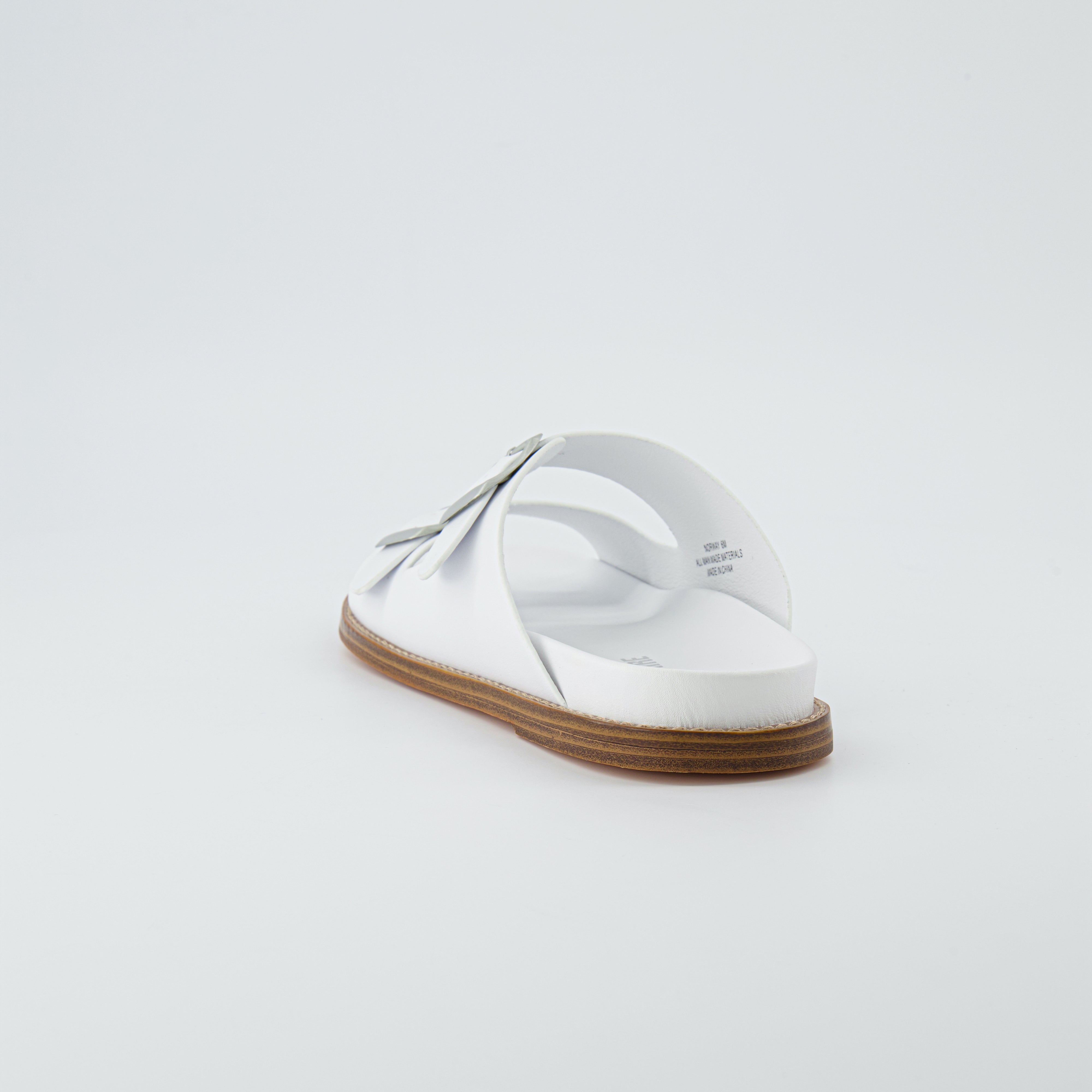 Norway Footbed Sandal White