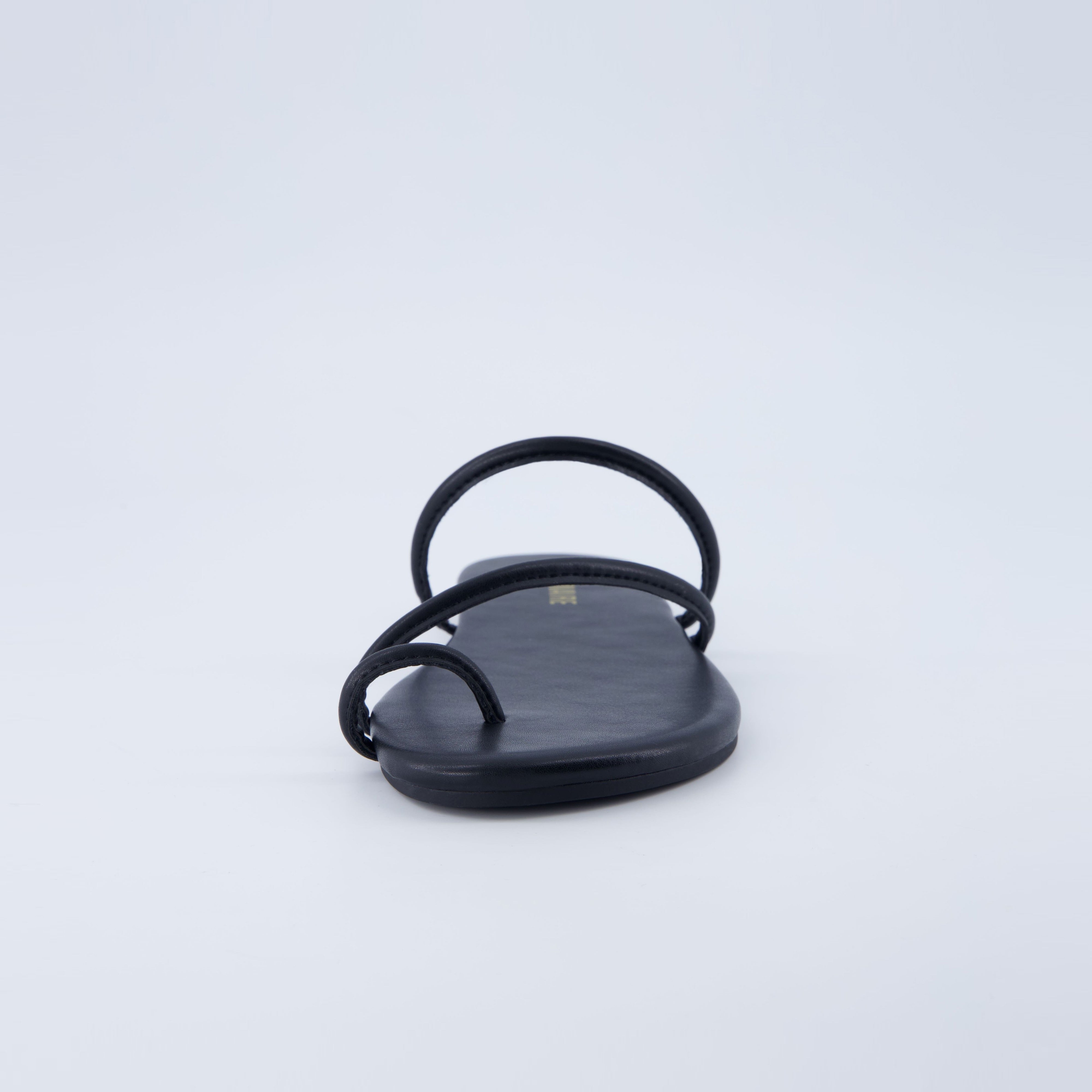 Resort Flat Sandal Black