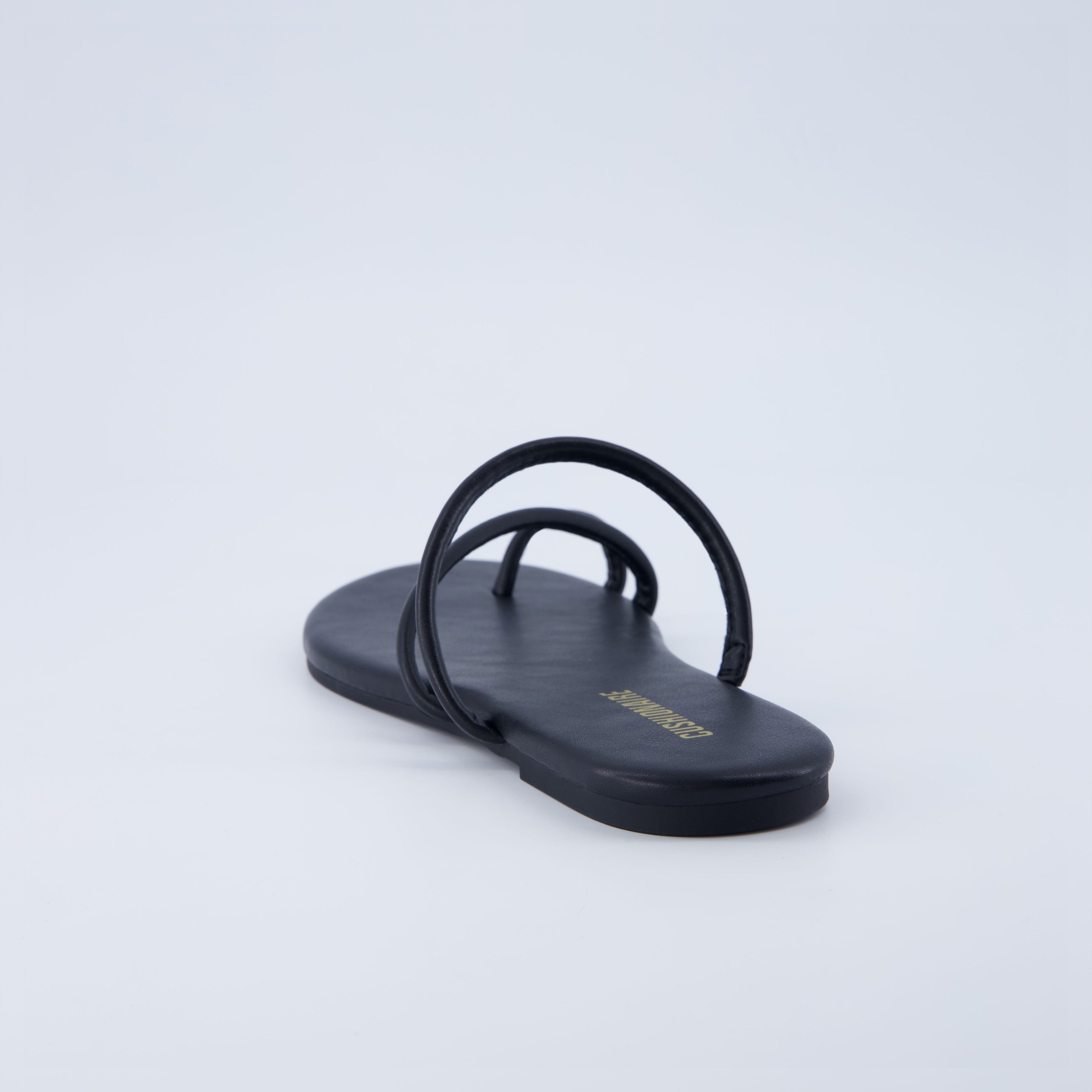 Resort Flat Sandal Black