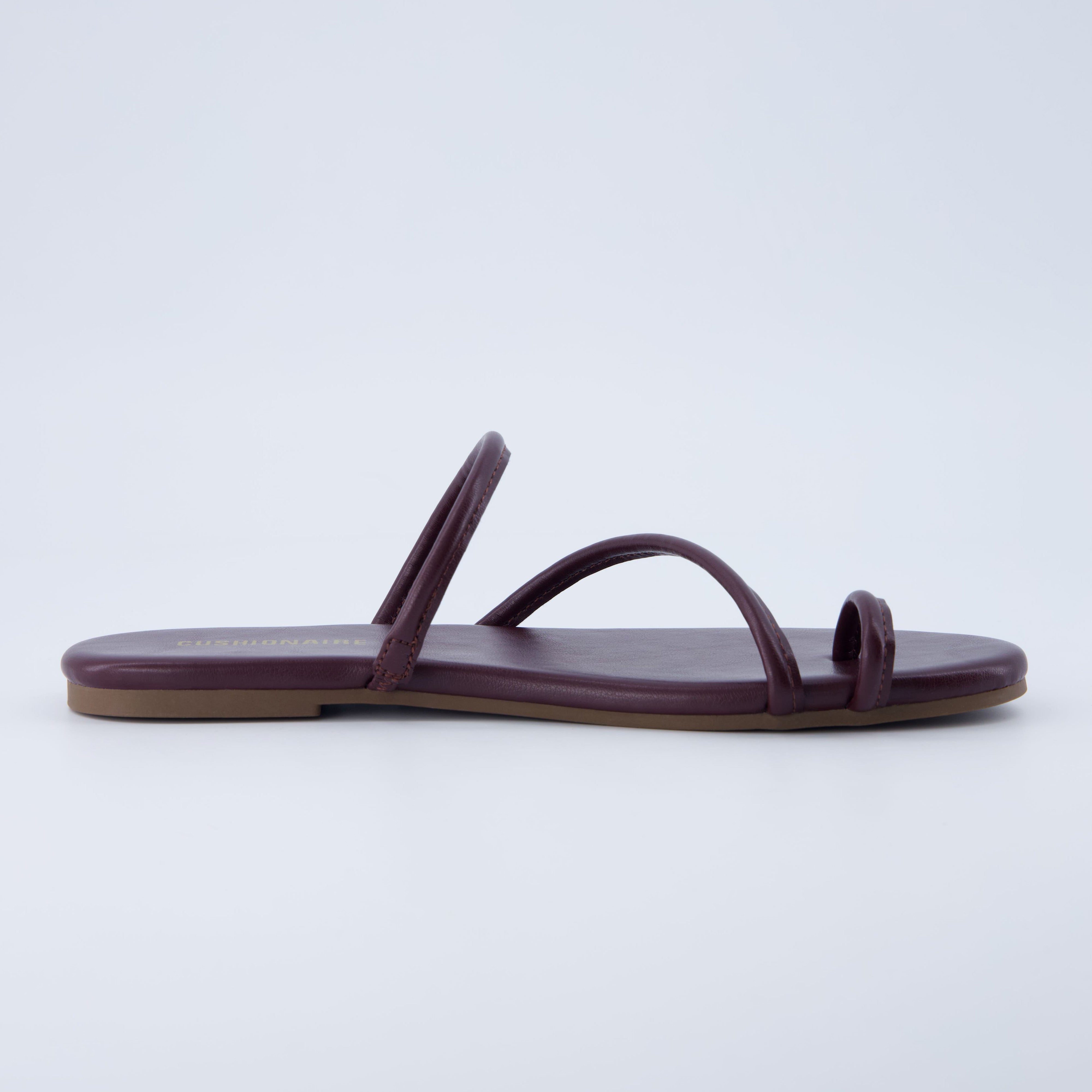 Resort Flat Sandal Burgundy