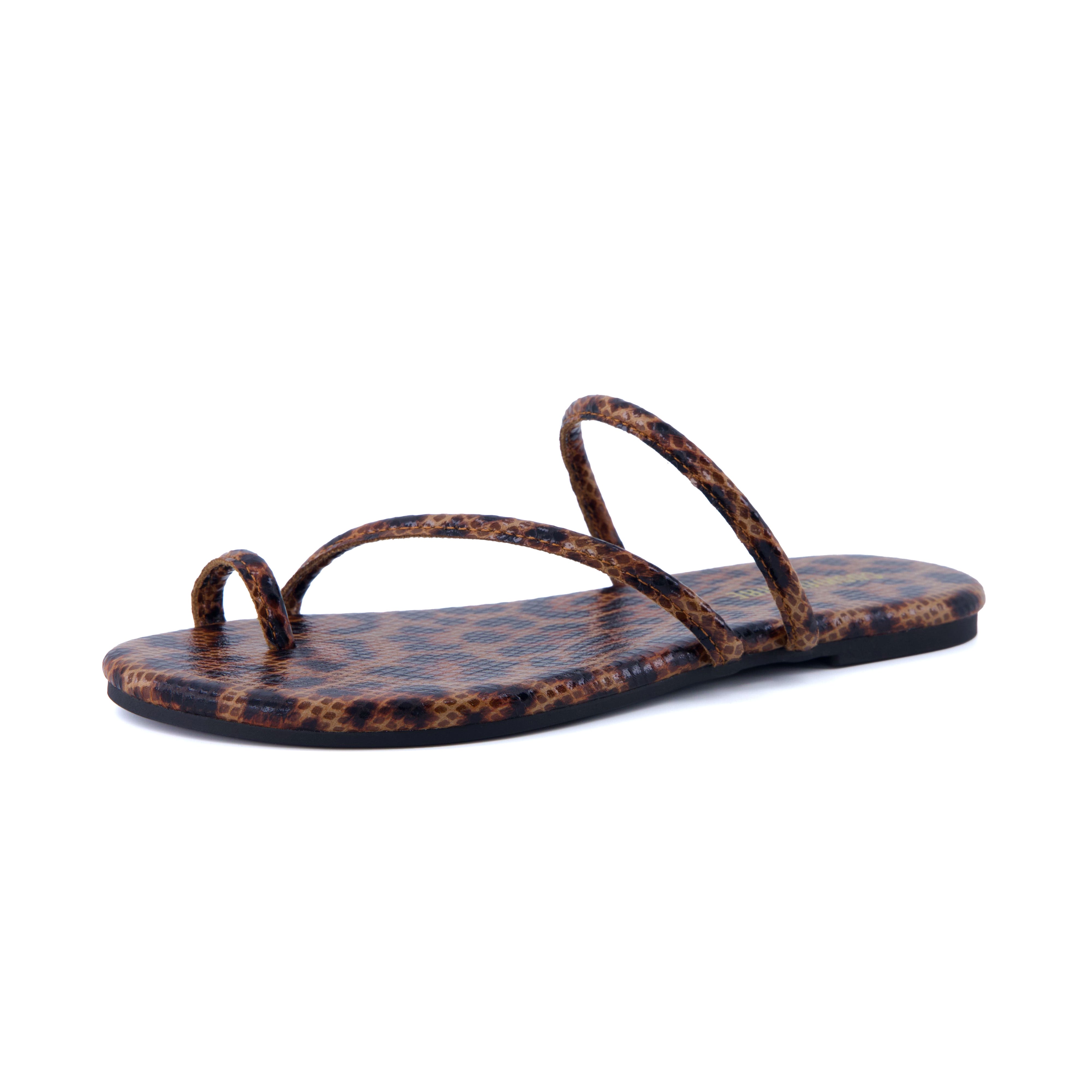 Resort Flat Sandal Leopard