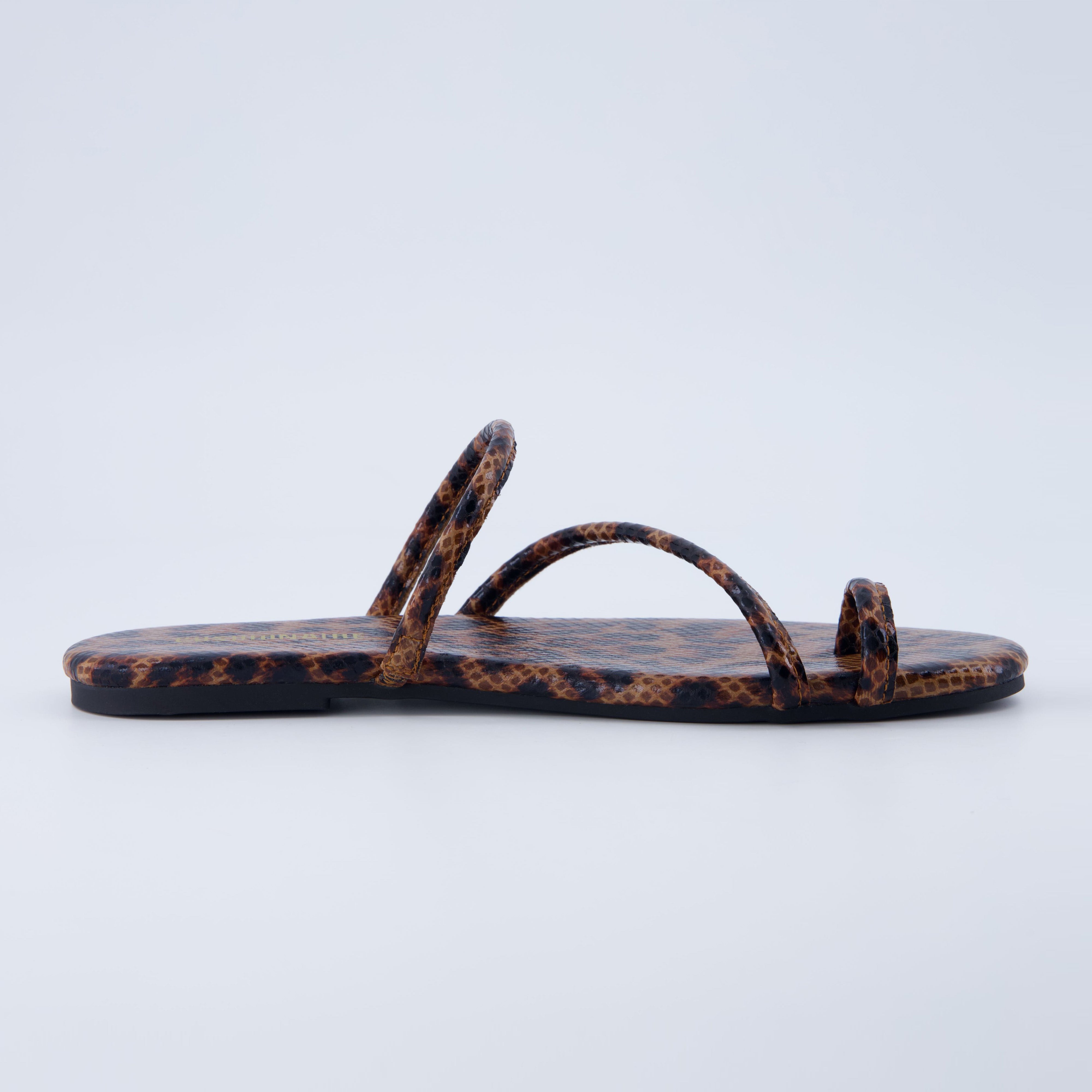 Resort Flat Sandal Leopard