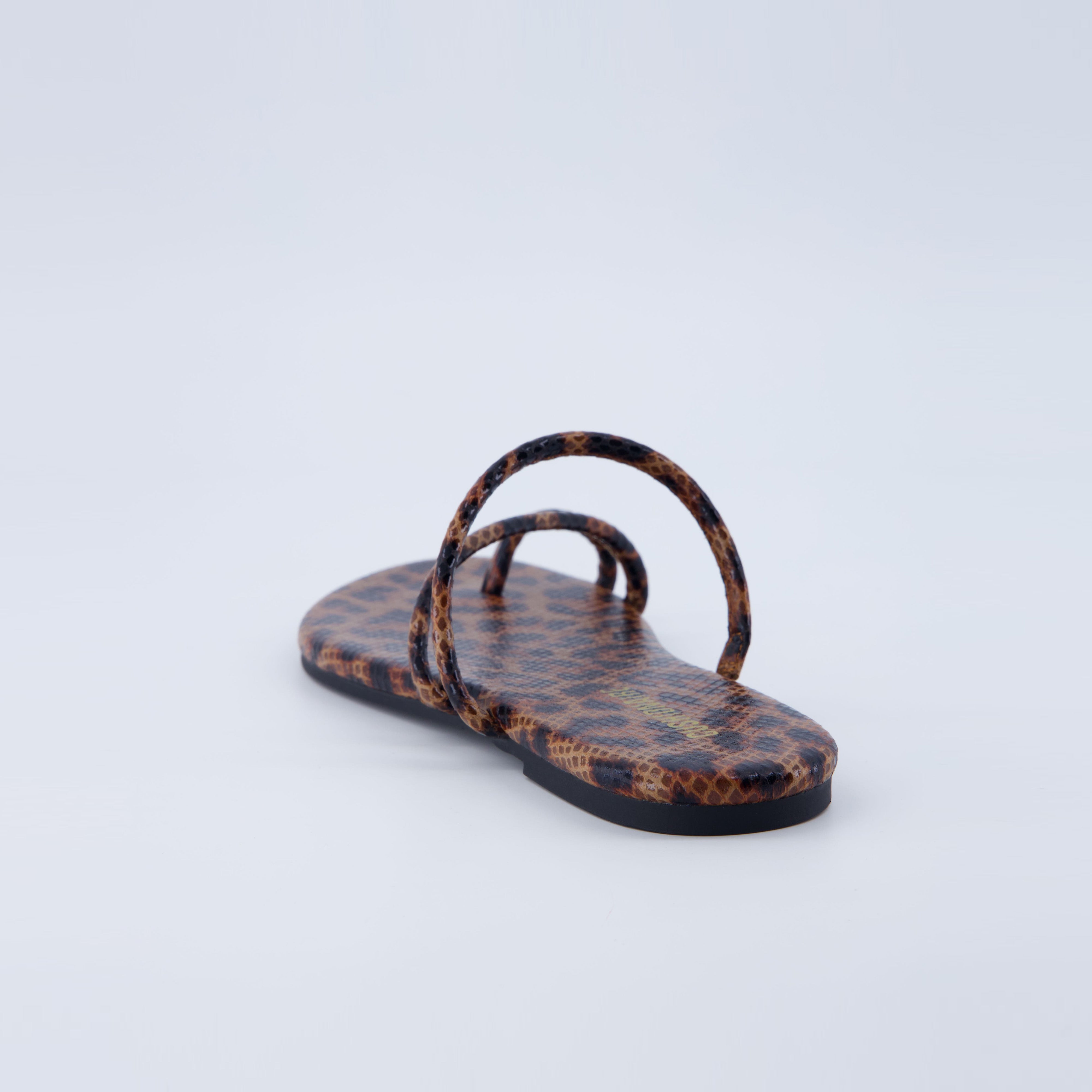 Resort Flat Sandal Leopard