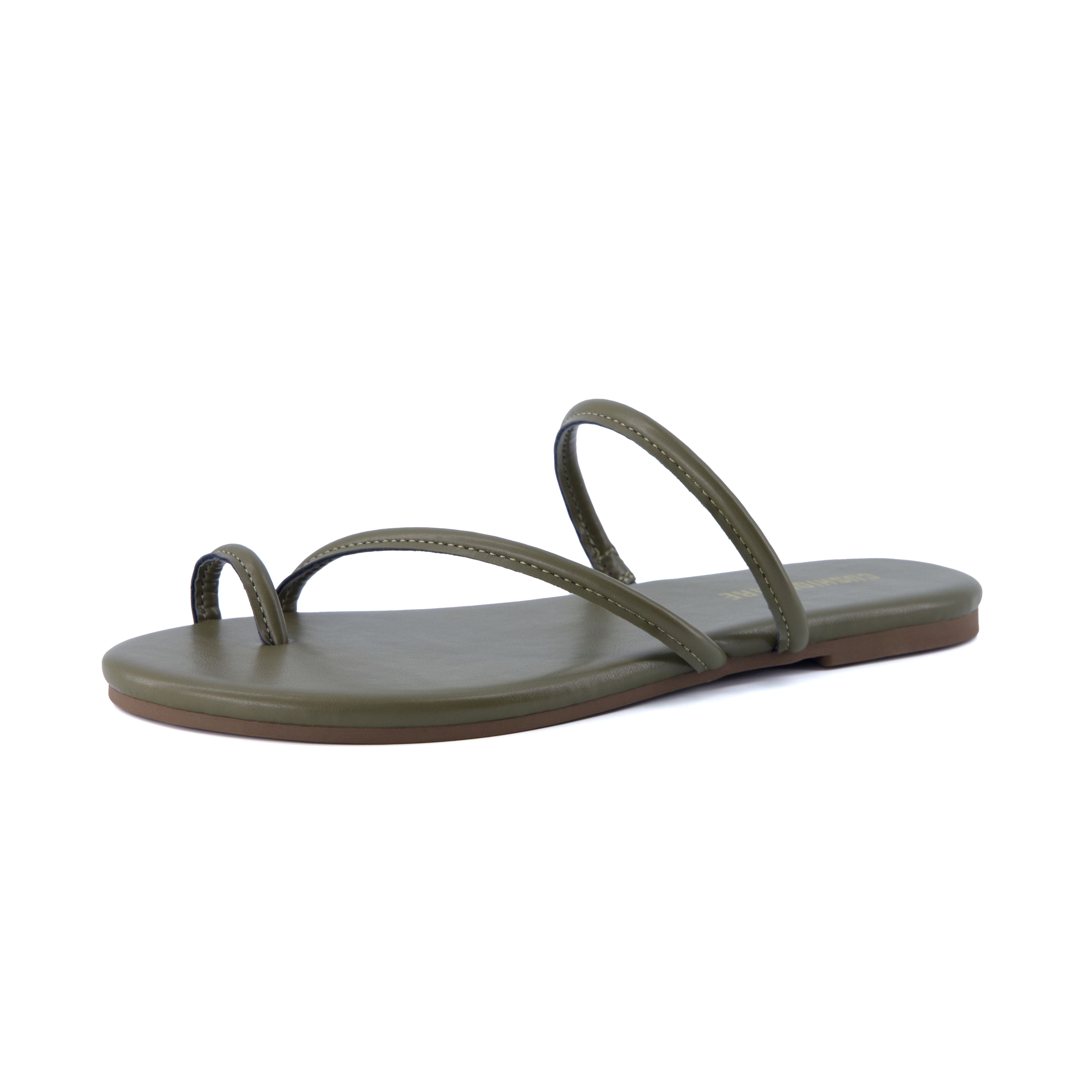Resort Flat Sandal Olive