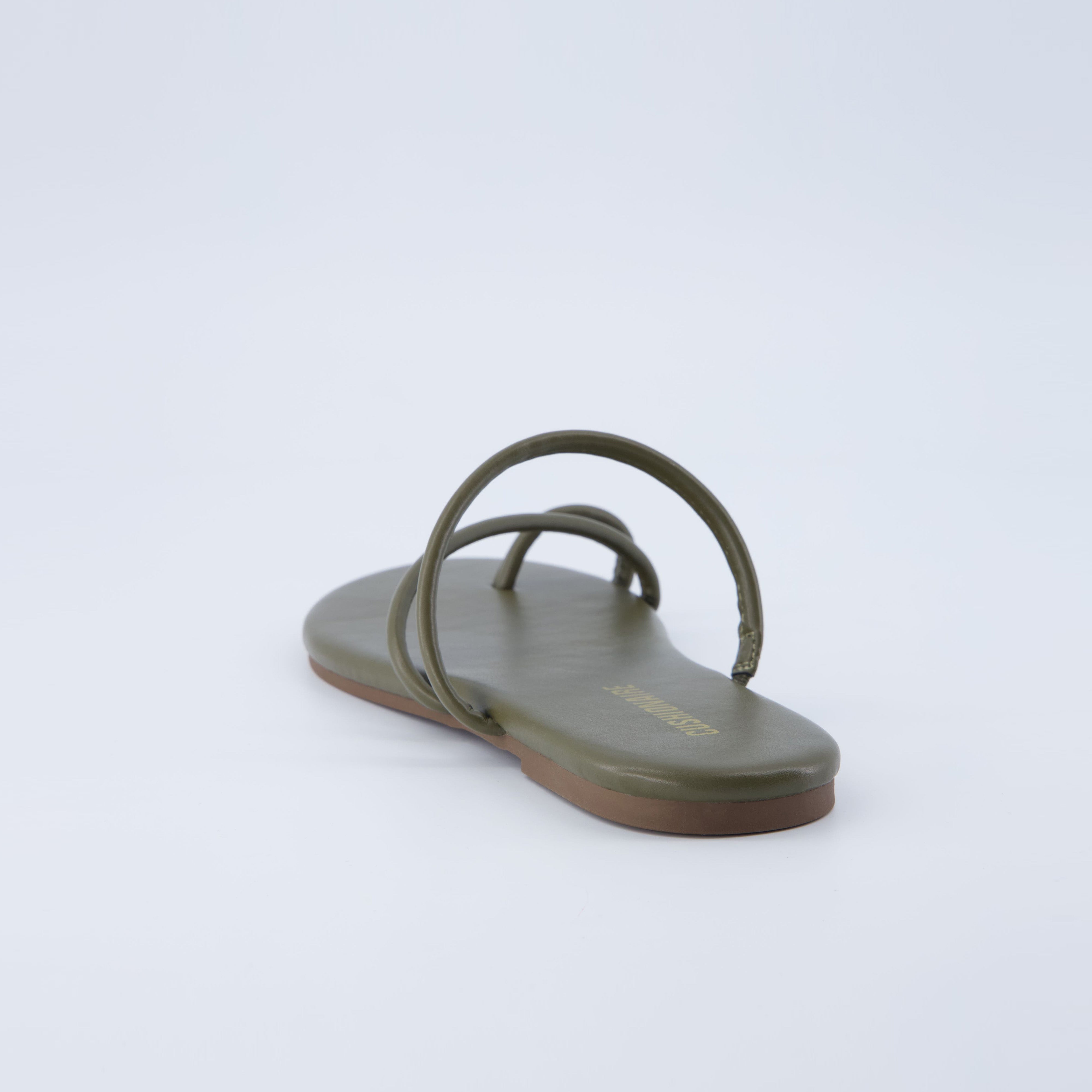 Resort Flat Sandal Olive