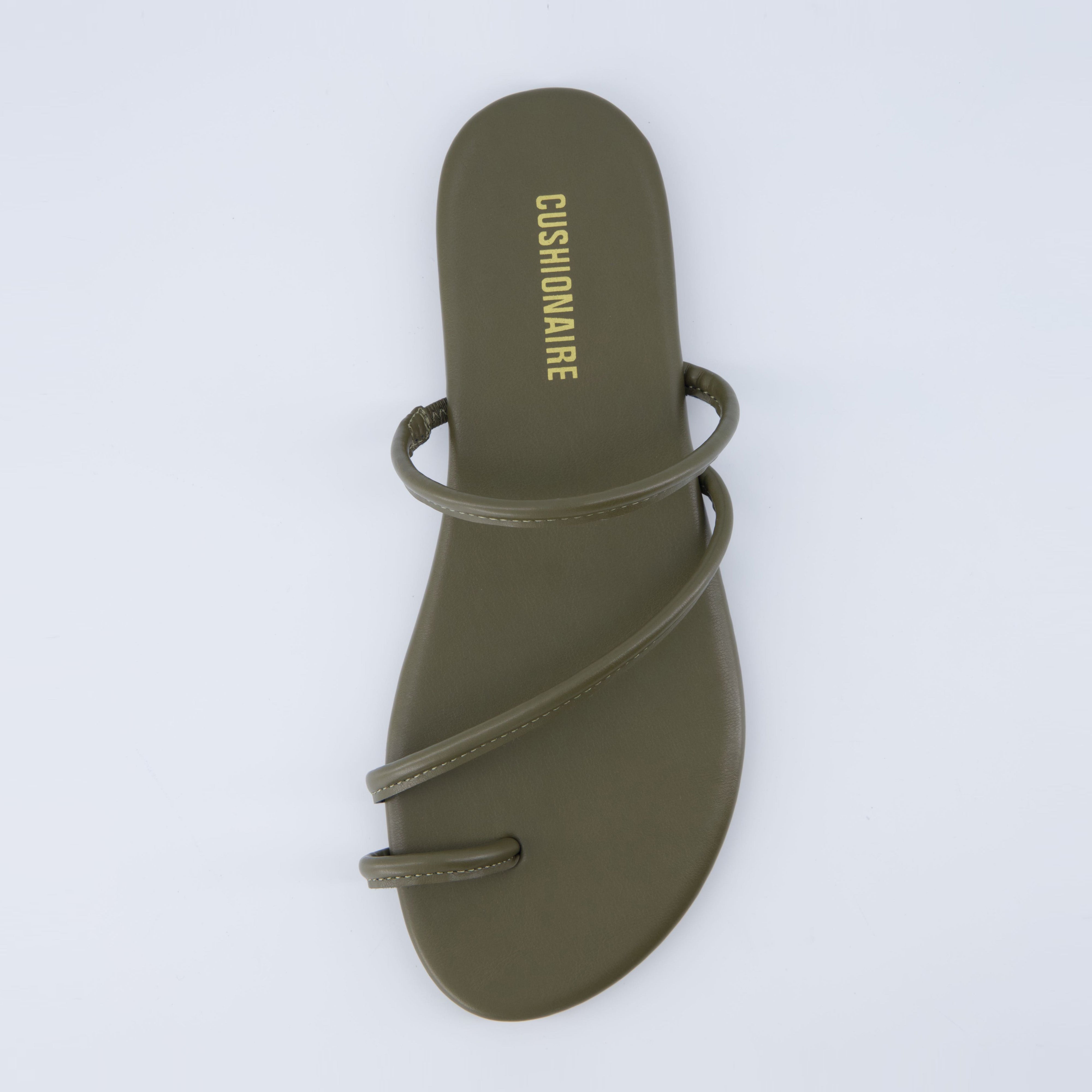 Resort Flat Sandal Olive